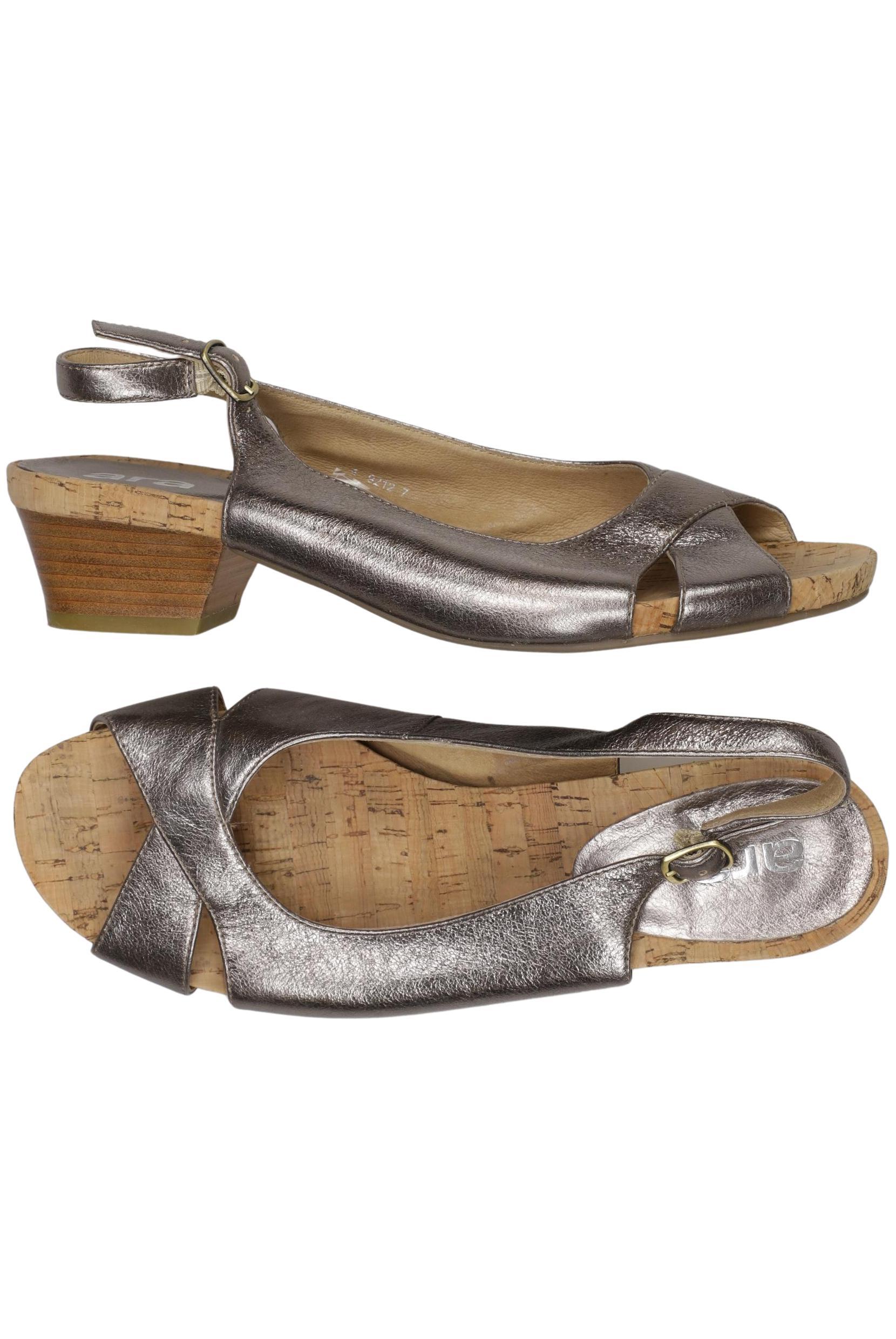 

Ara Damen Sandale, silber, Gr. 7