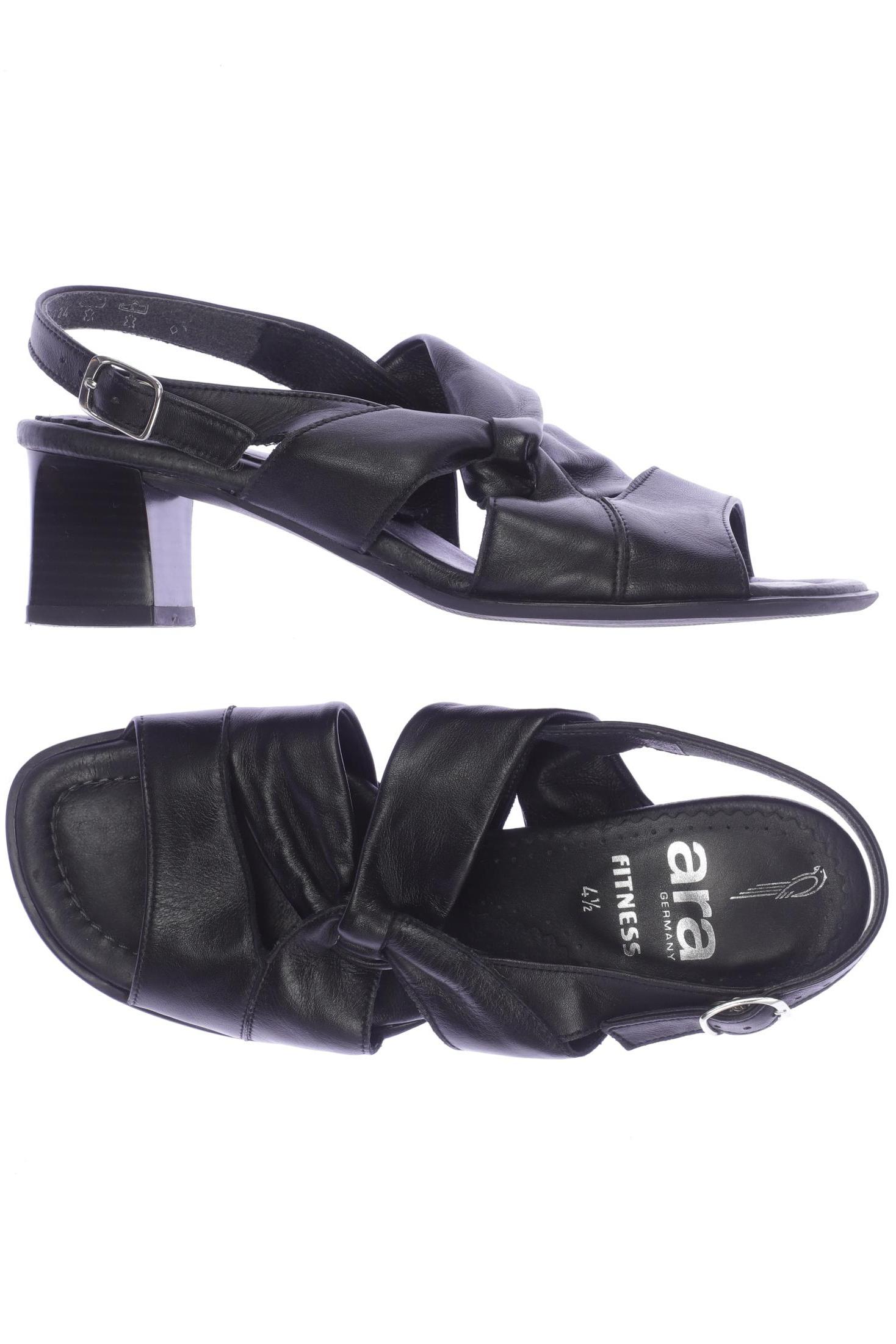 

Ara Damen Sandale, schwarz, Gr. 4.5