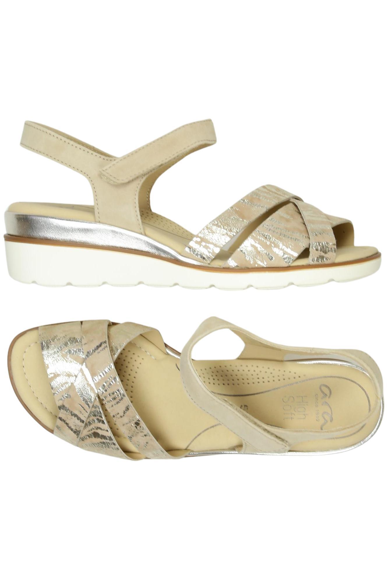 

Ara Damen Sandale, beige, Gr. 5.5