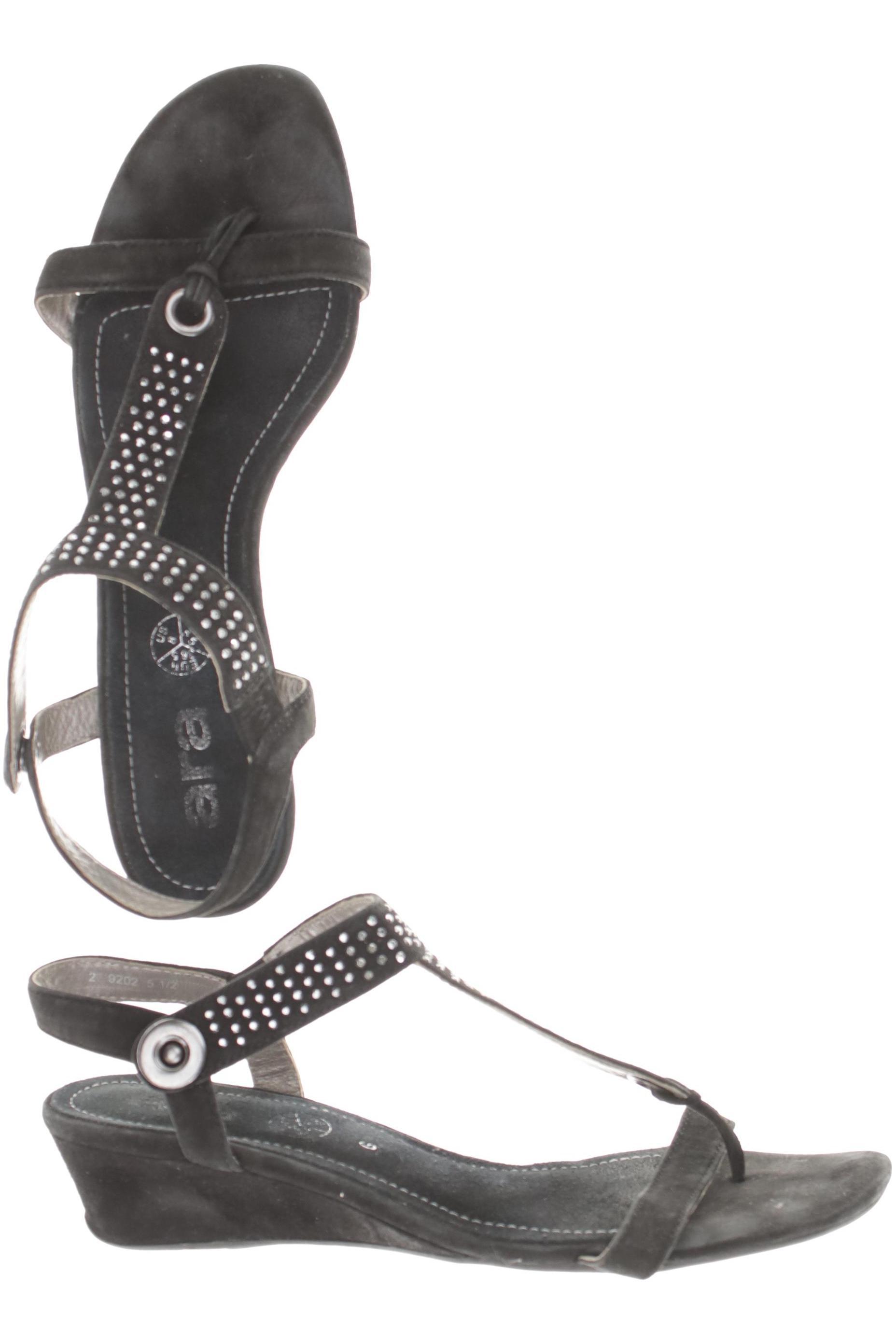 

Ara Damen Sandale, schwarz, Gr. 6