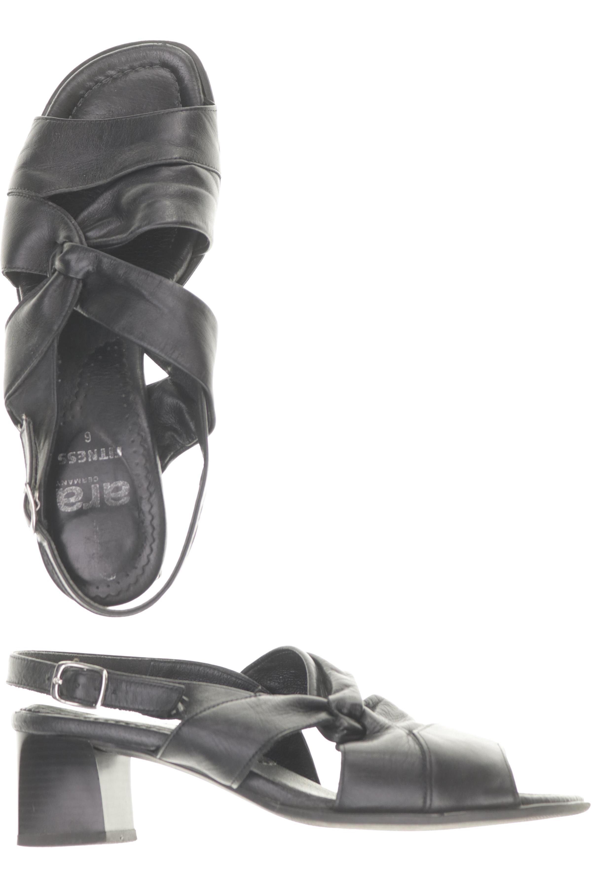 

Ara Damen Sandale, schwarz, Gr. 6