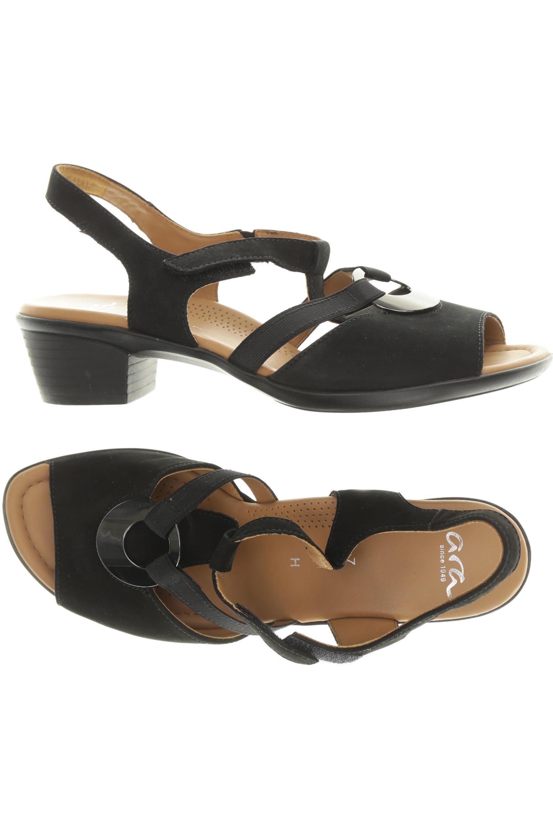 

Ara Damen Sandale, schwarz, Gr. 7