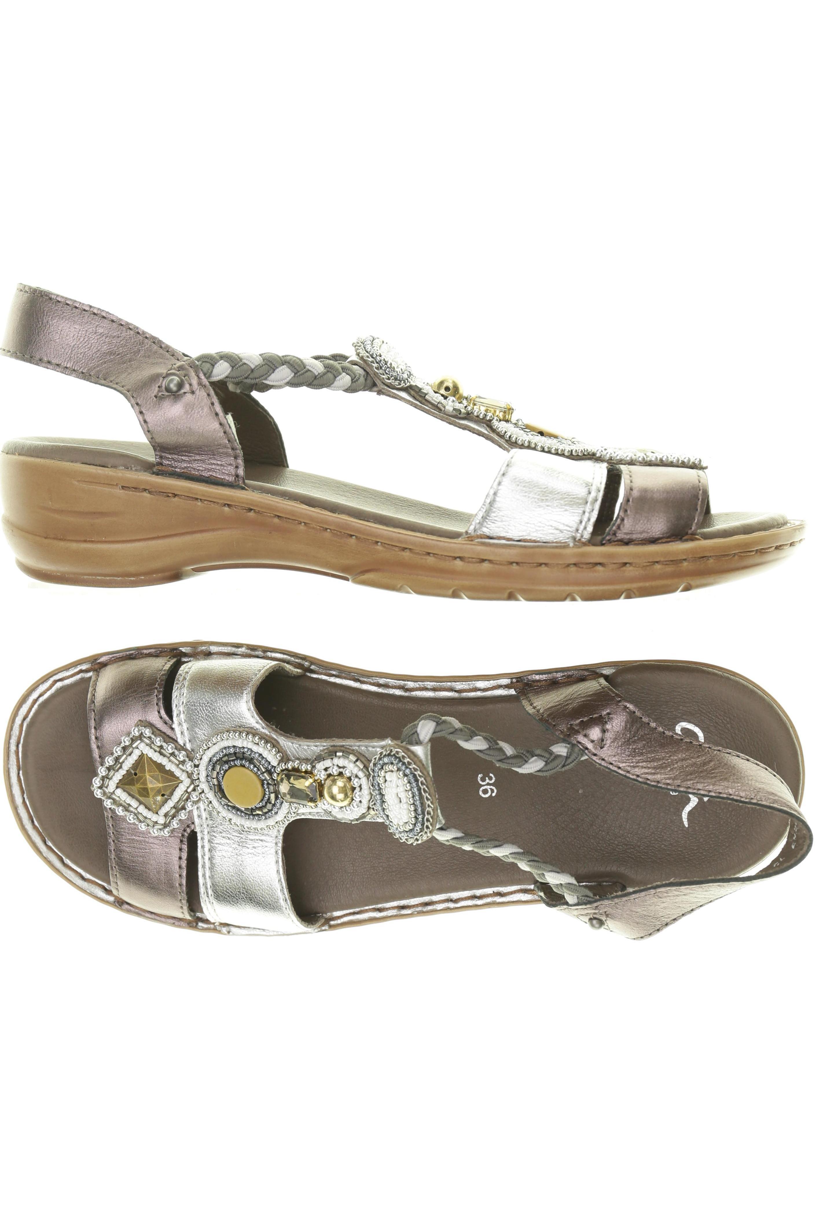 

Ara Damen Sandale, silber, Gr. 36