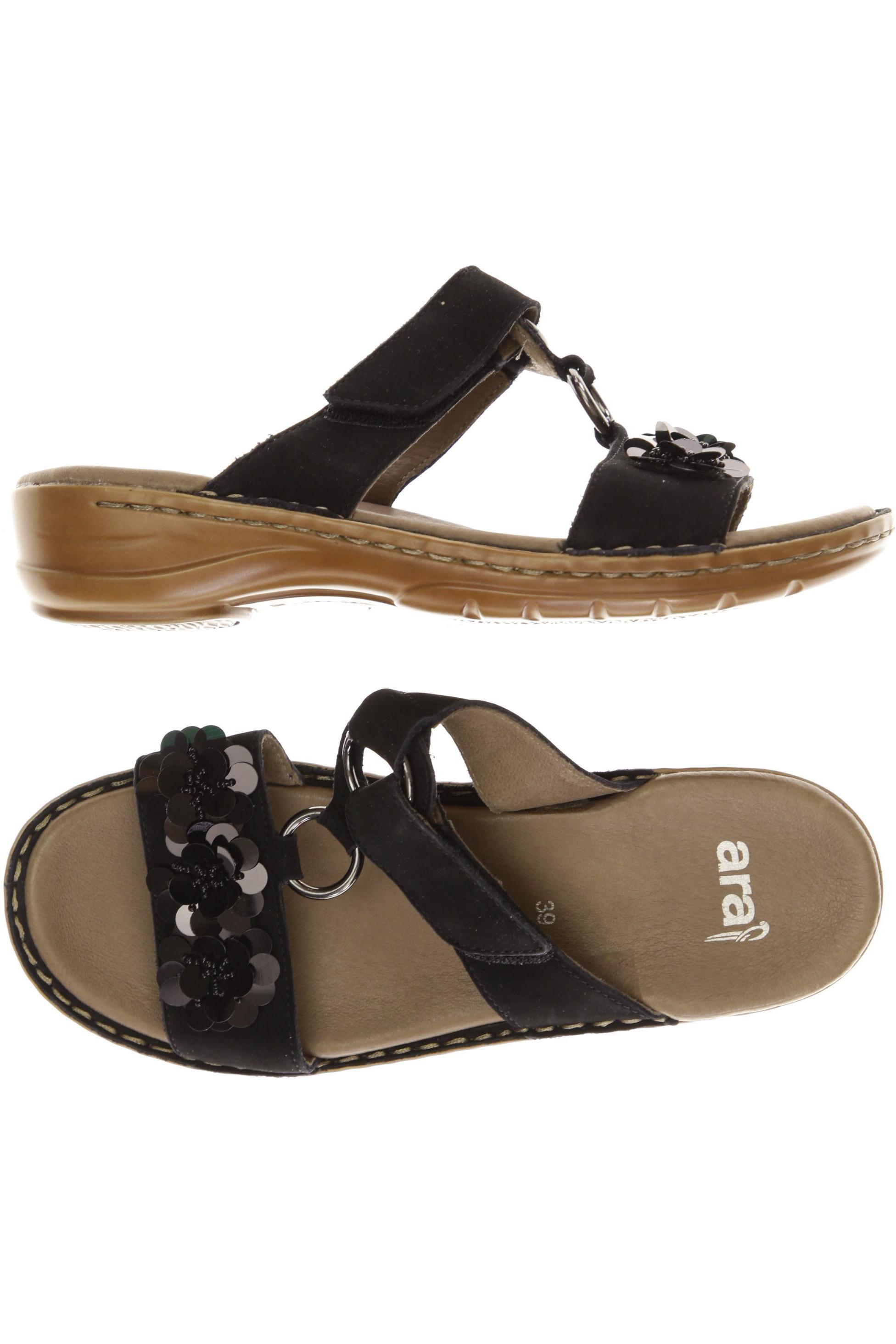 

Ara Damen Sandale, schwarz, Gr. 39