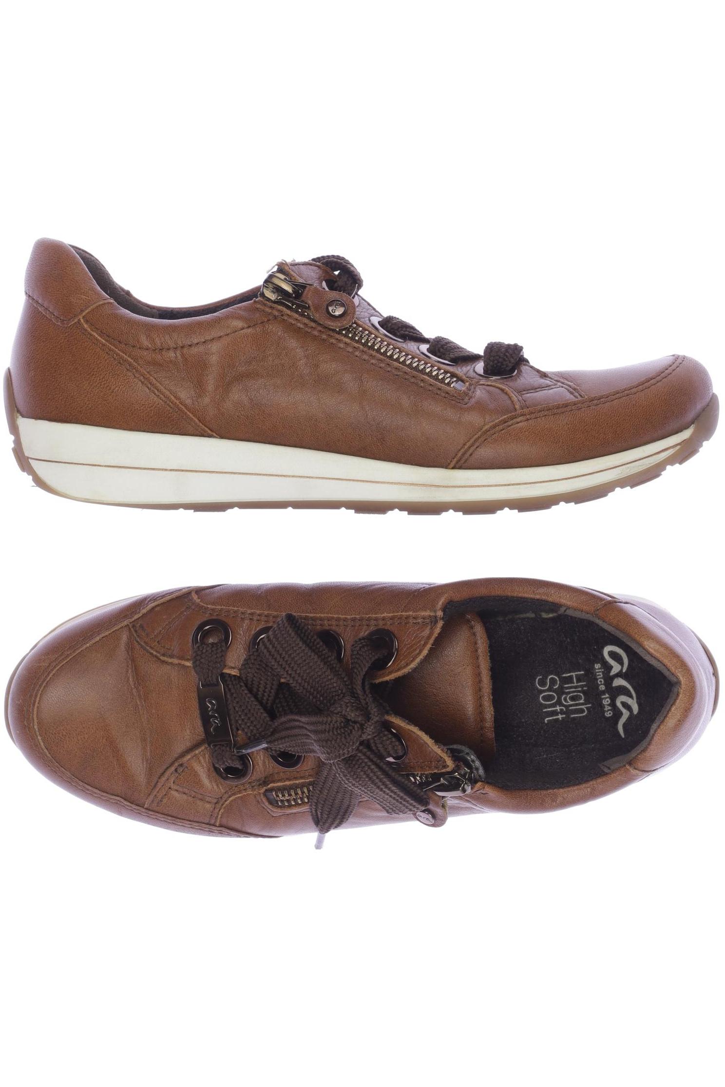 

Ara Damen Sneakers, braun, Gr. 4.5
