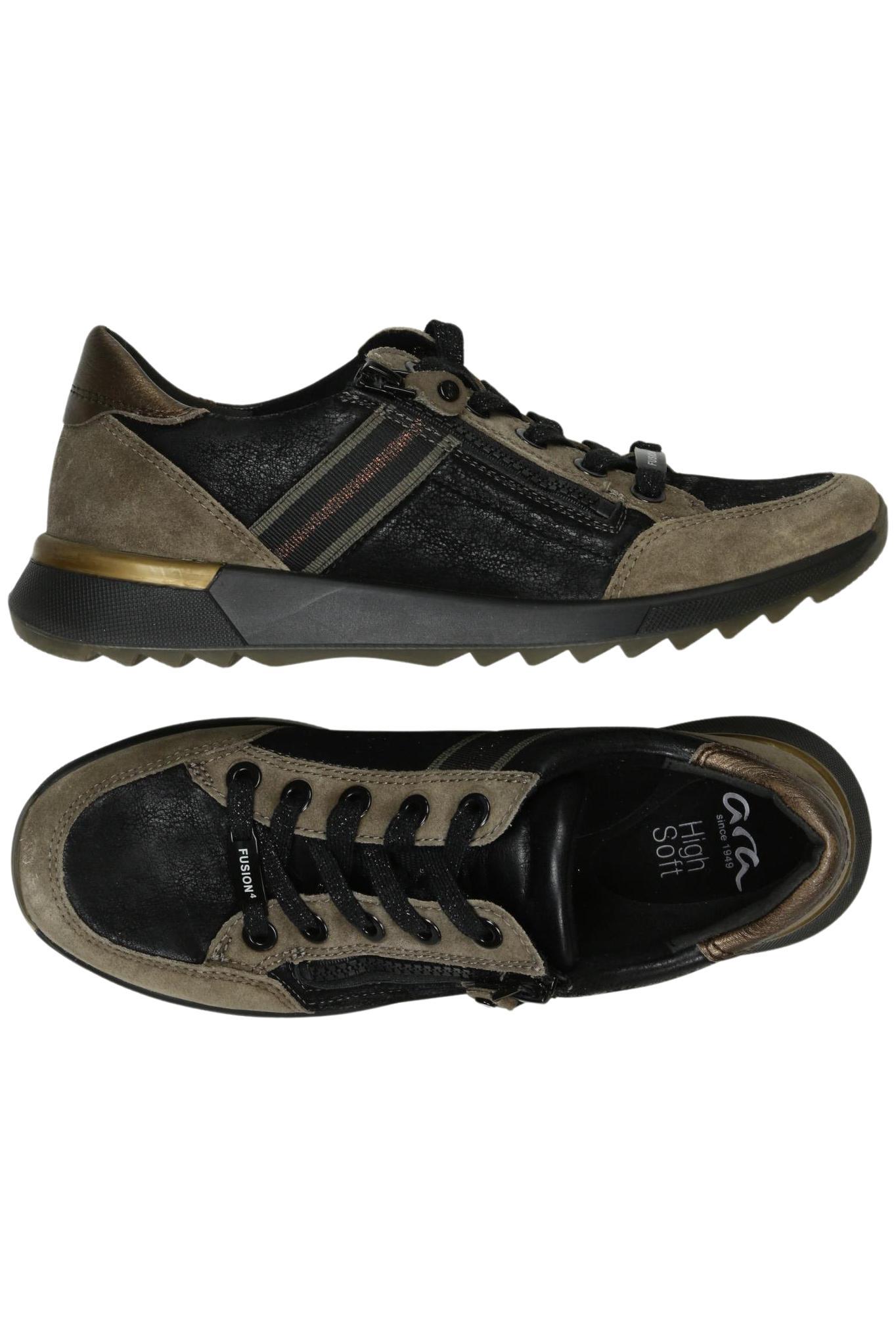 

Ara Damen Sneakers, schwarz, Gr. 6.5