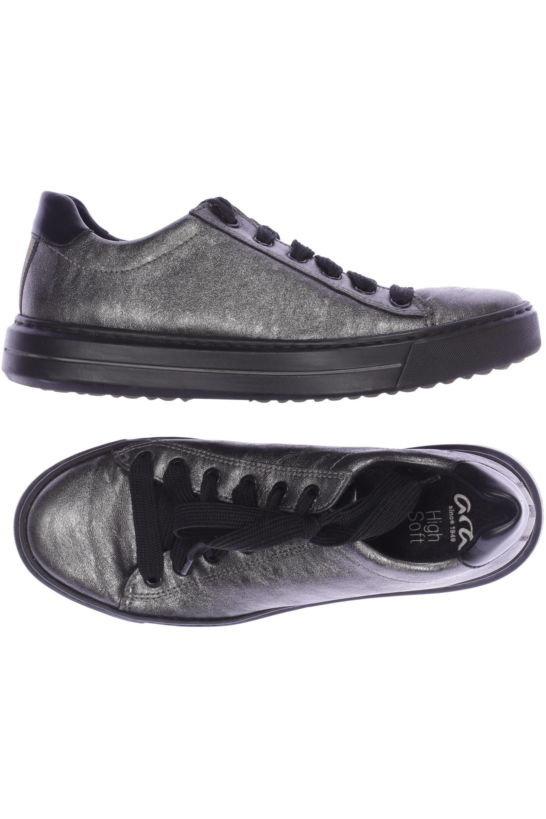 

Ara Damen Sneakers, silber, Gr. 6.5
