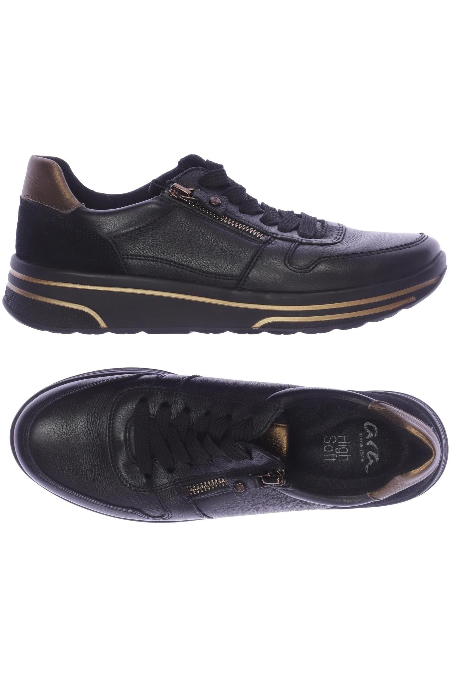 

Ara Damen Sneakers, schwarz, Gr. 5.5