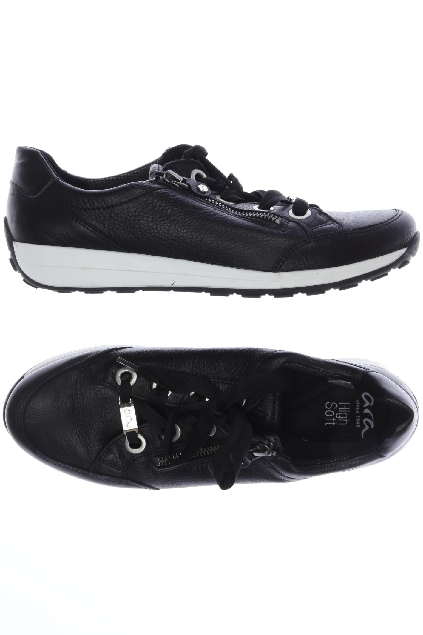 

Ara Damen Sneakers, schwarz, Gr. 7.5