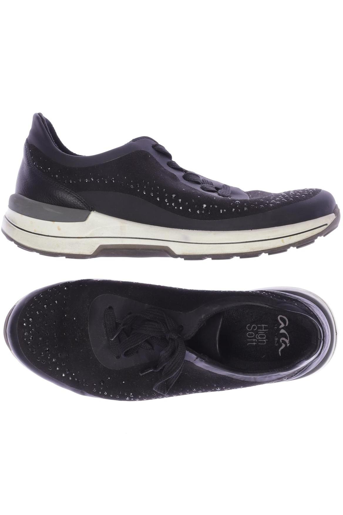 

Ara Damen Sneakers, schwarz, Gr. 5.5