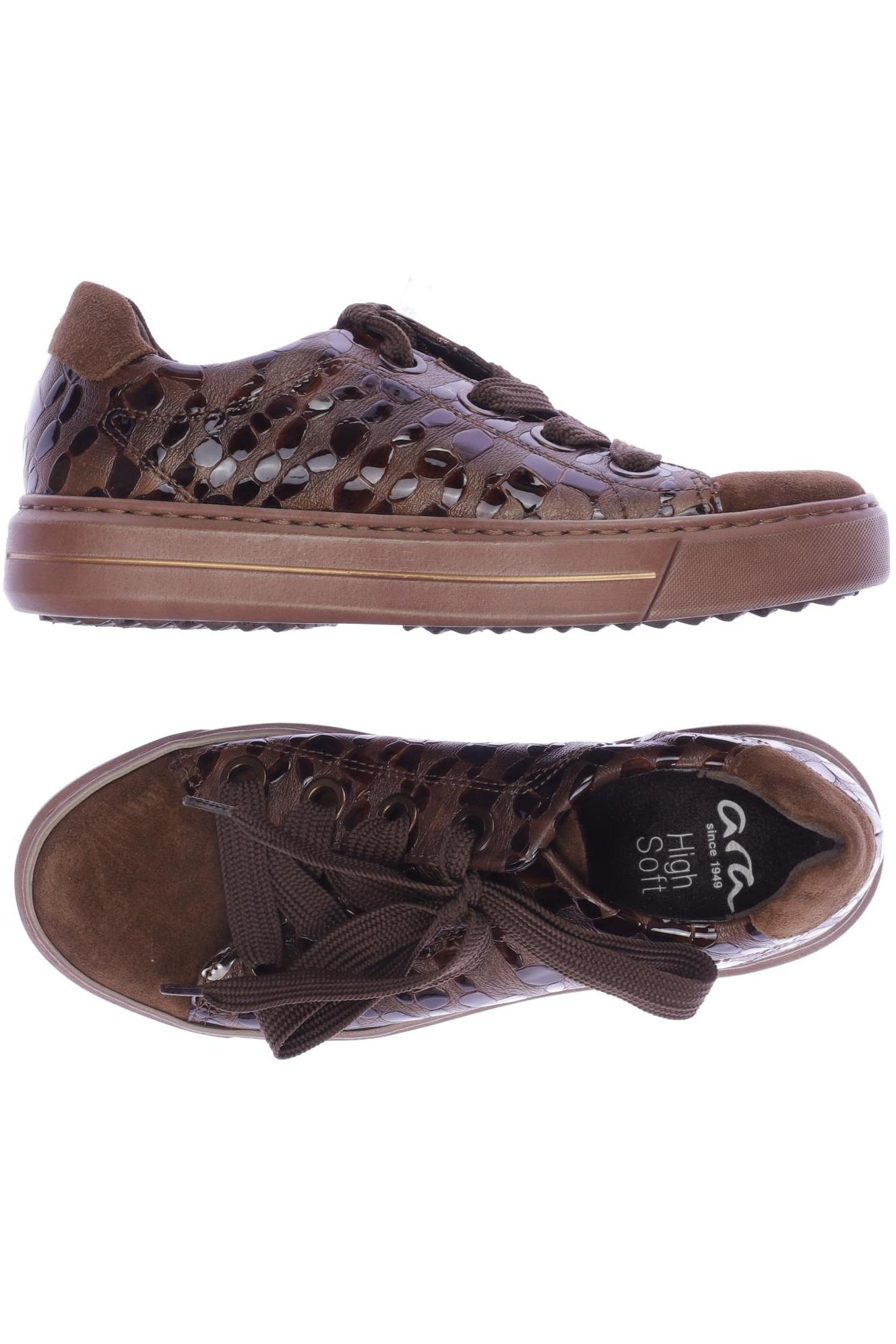 

Ara Damen Sneakers, braun, Gr. 4