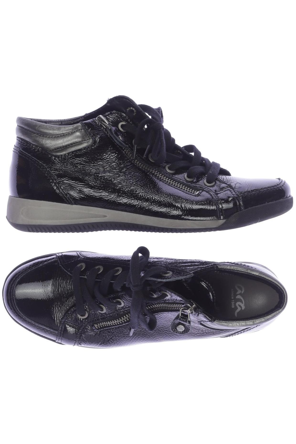 

Ara Damen Sneakers, schwarz, Gr. 5.5