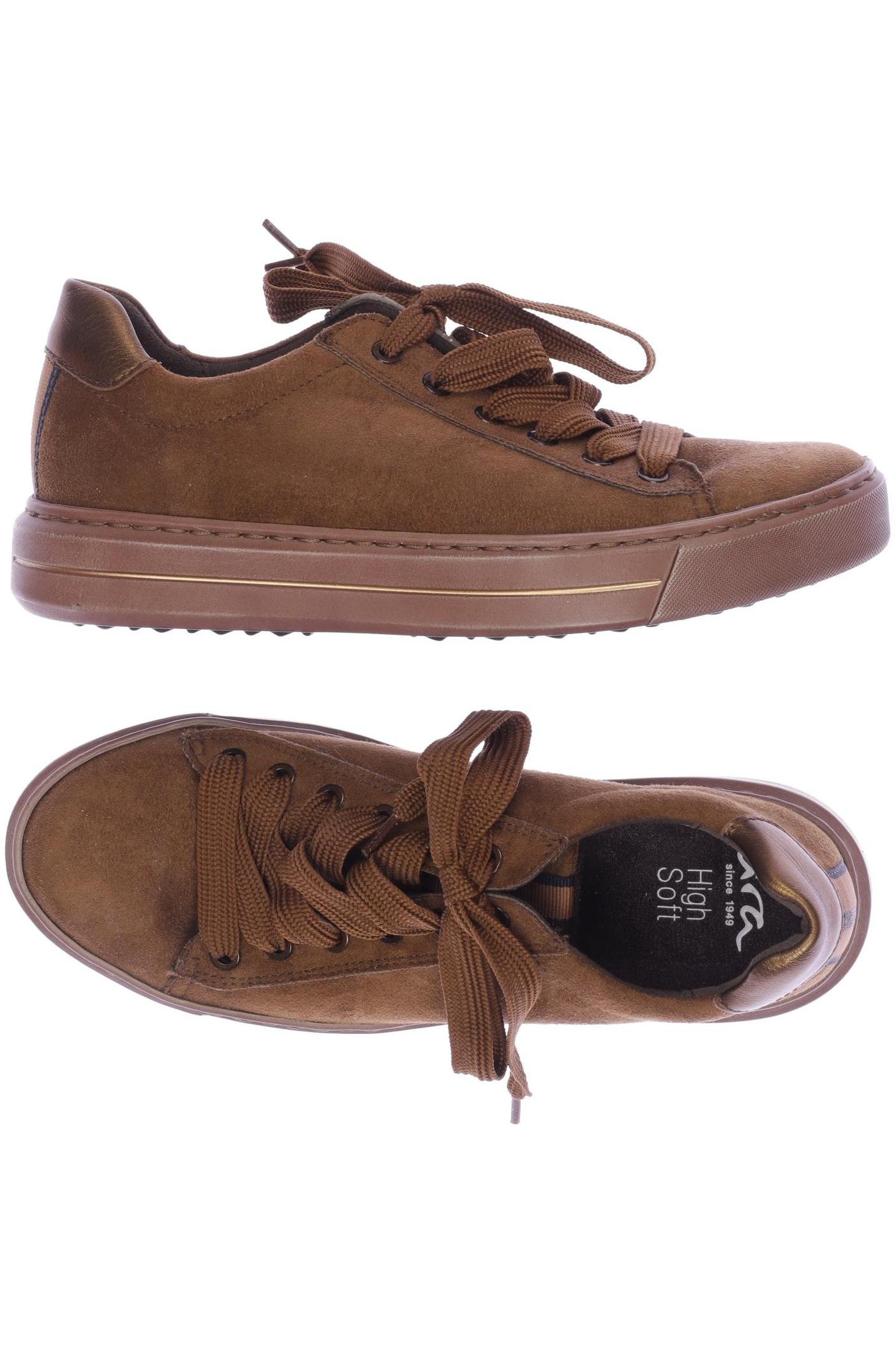 

Ara Damen Sneakers, braun, Gr. 5.5