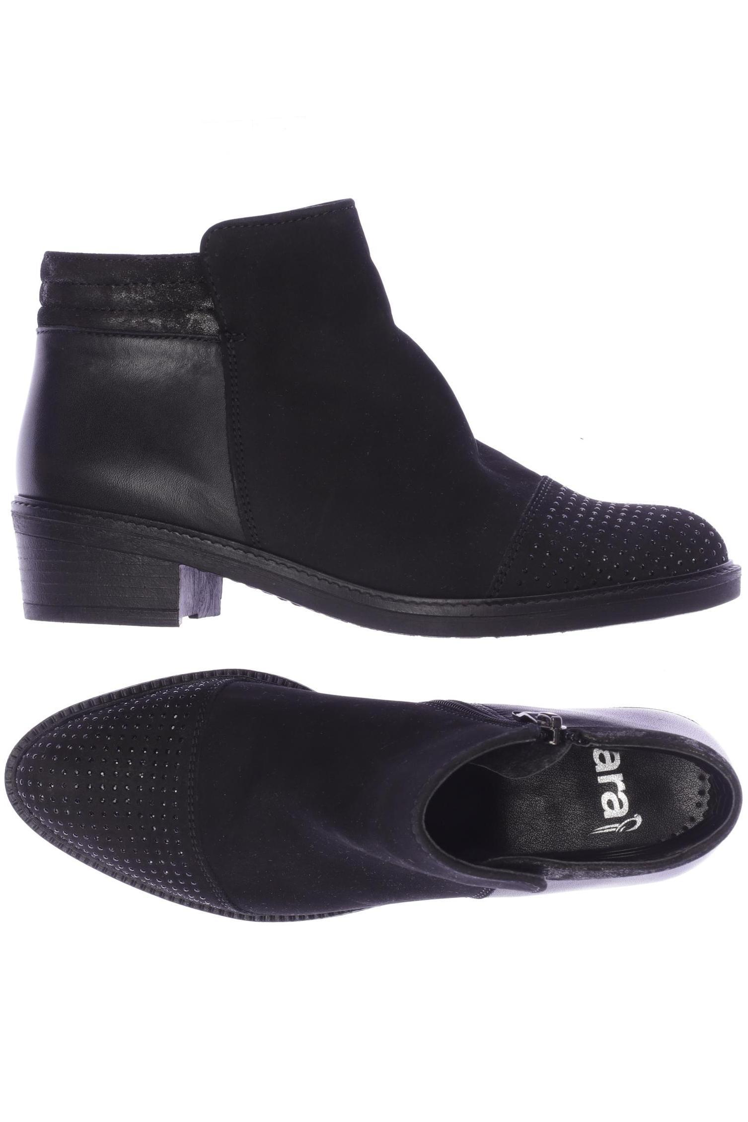 

Ara Damen Stiefelette, schwarz, Gr. 4.5