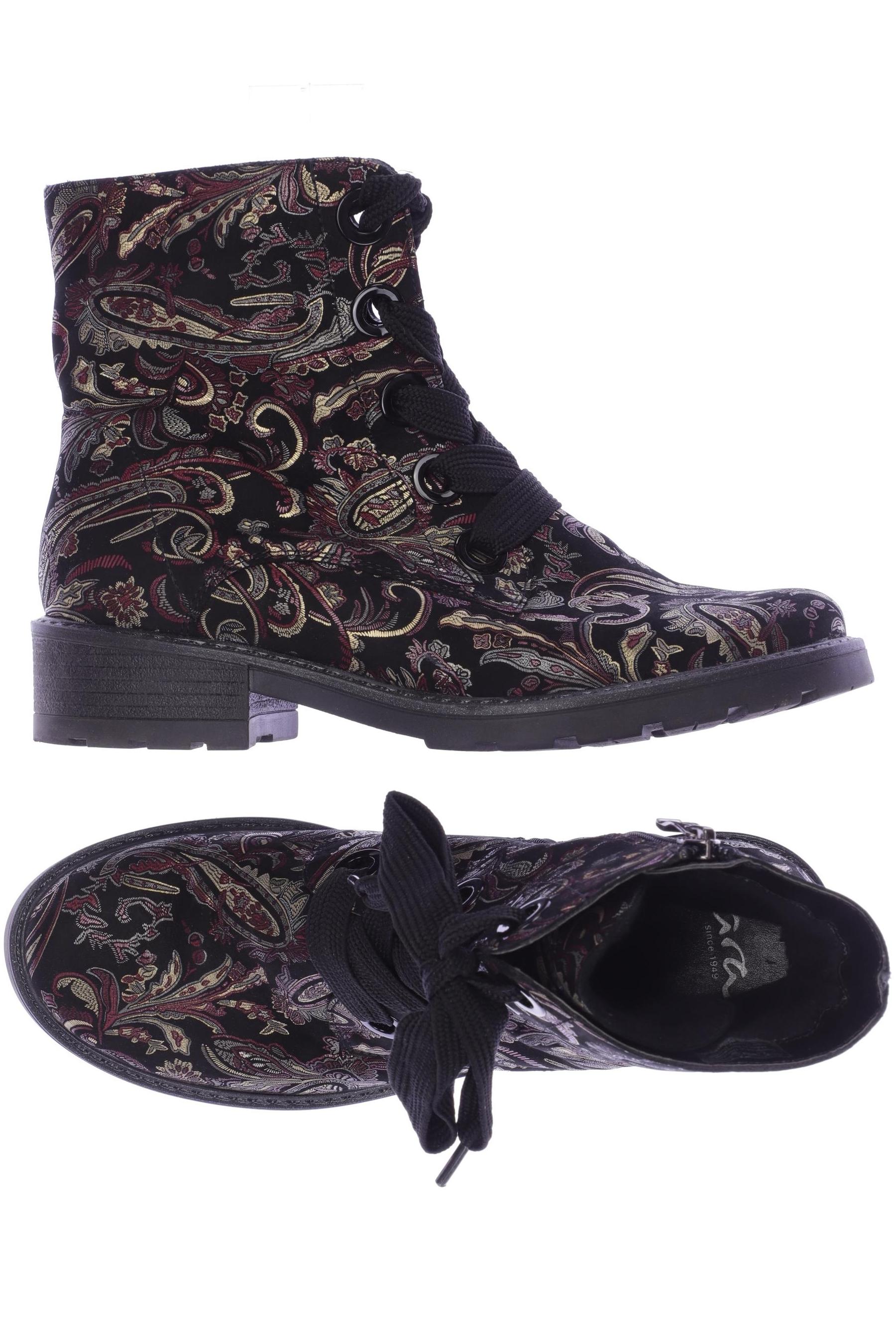 

Ara Damen Stiefelette, schwarz, Gr. 6.5