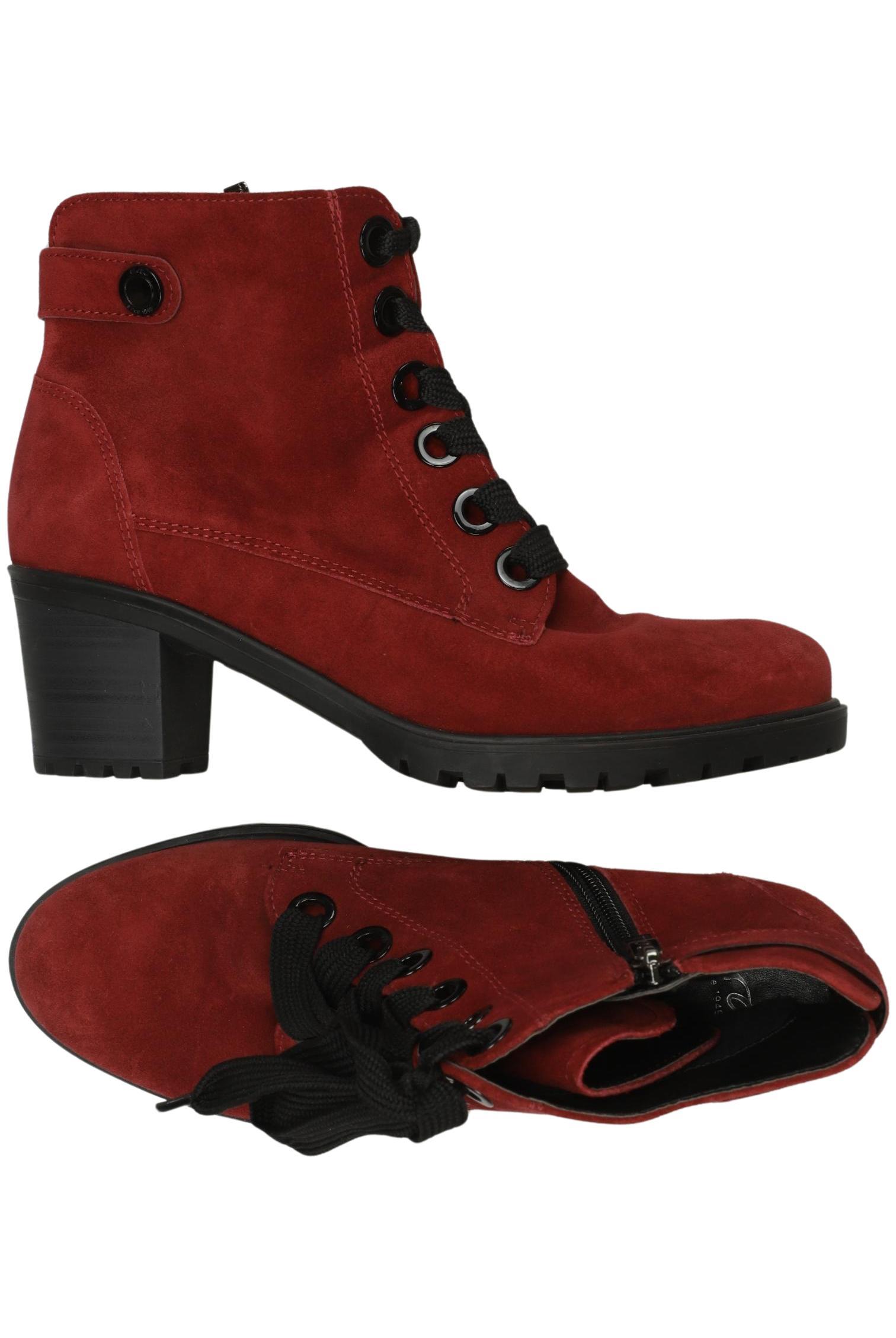 Thumbnail - Ara Damen Stiefelette, rot, Gr. 5.5