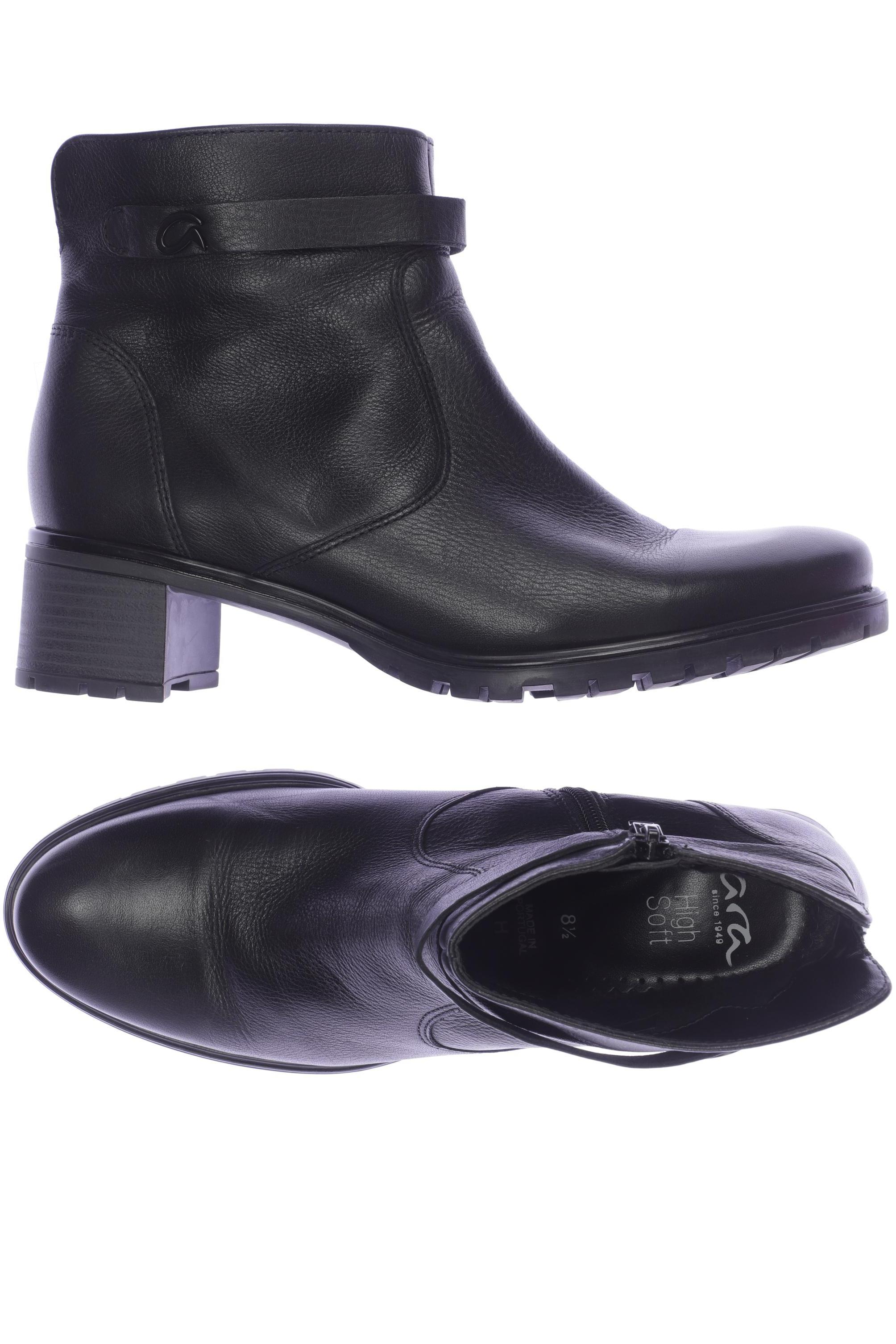

Ara Damen Stiefelette, schwarz, Gr. 8.5