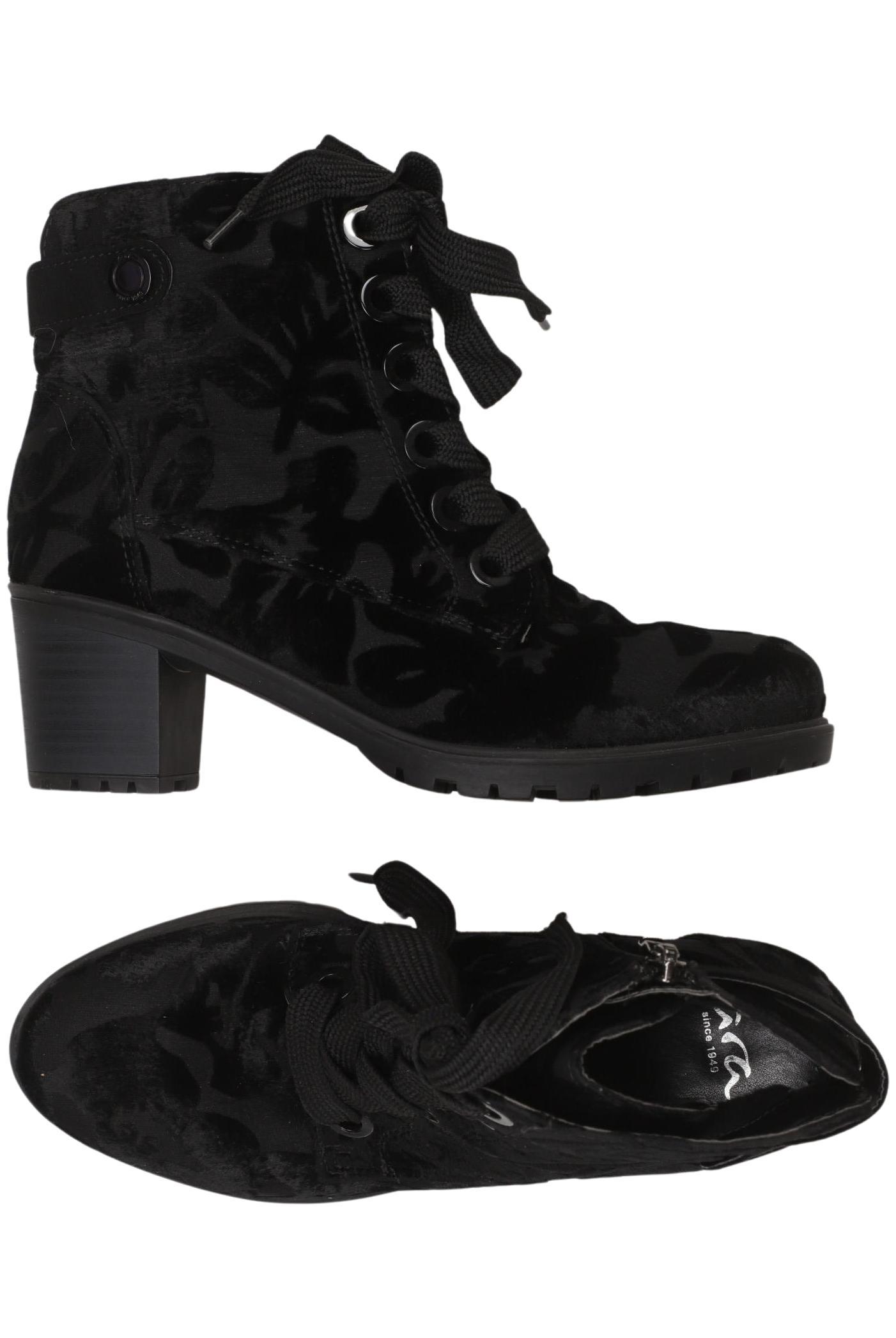 

Ara Damen Stiefelette, schwarz, Gr. 4.5