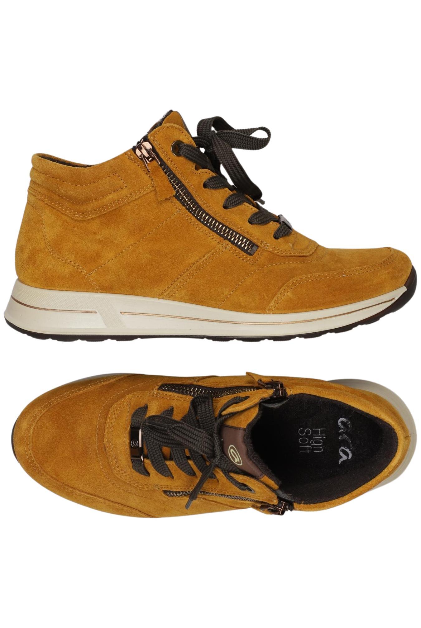 

Ara Damen Stiefelette, gelb, Gr. 4