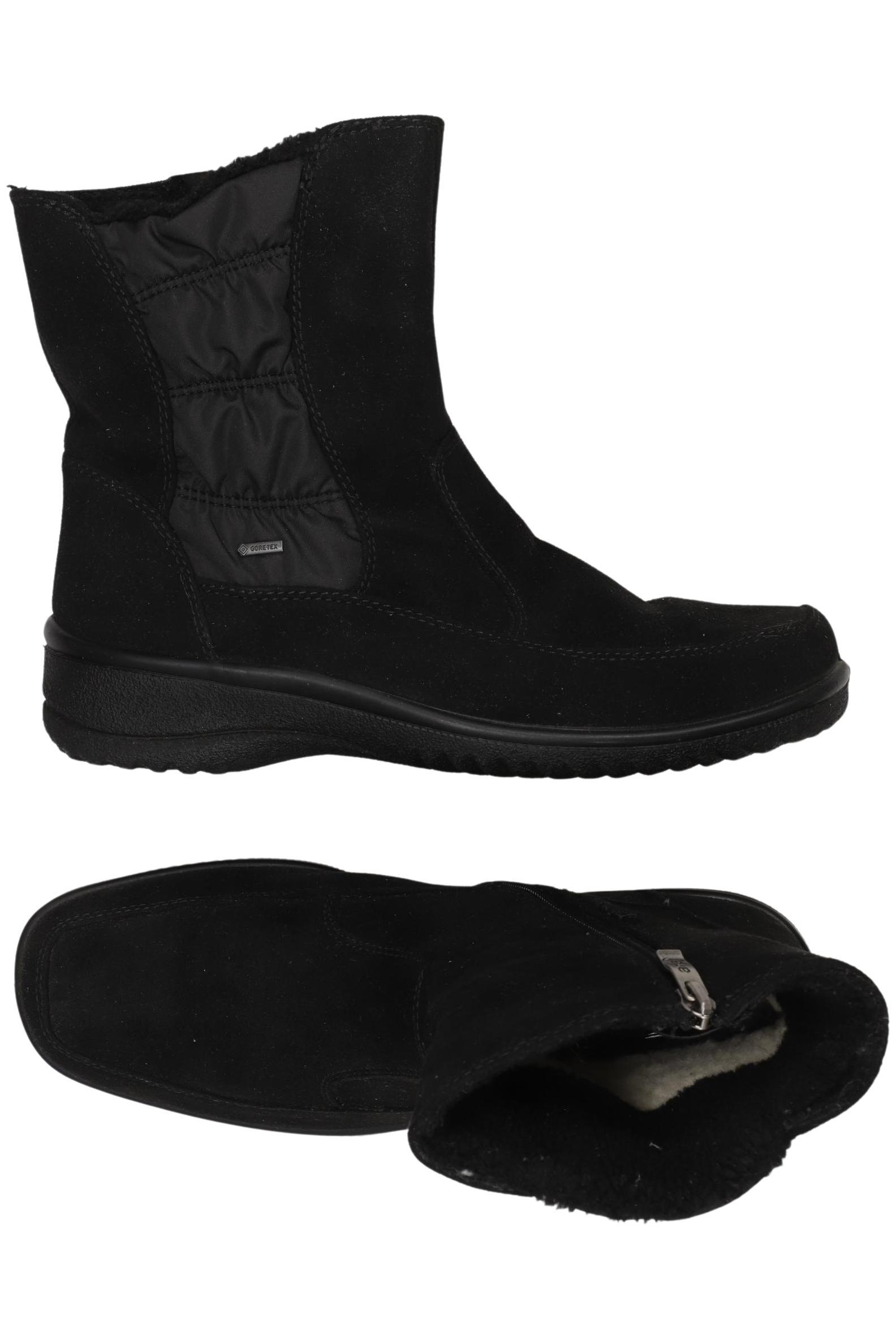 

Ara Damen Stiefelette, schwarz, Gr. 7.5