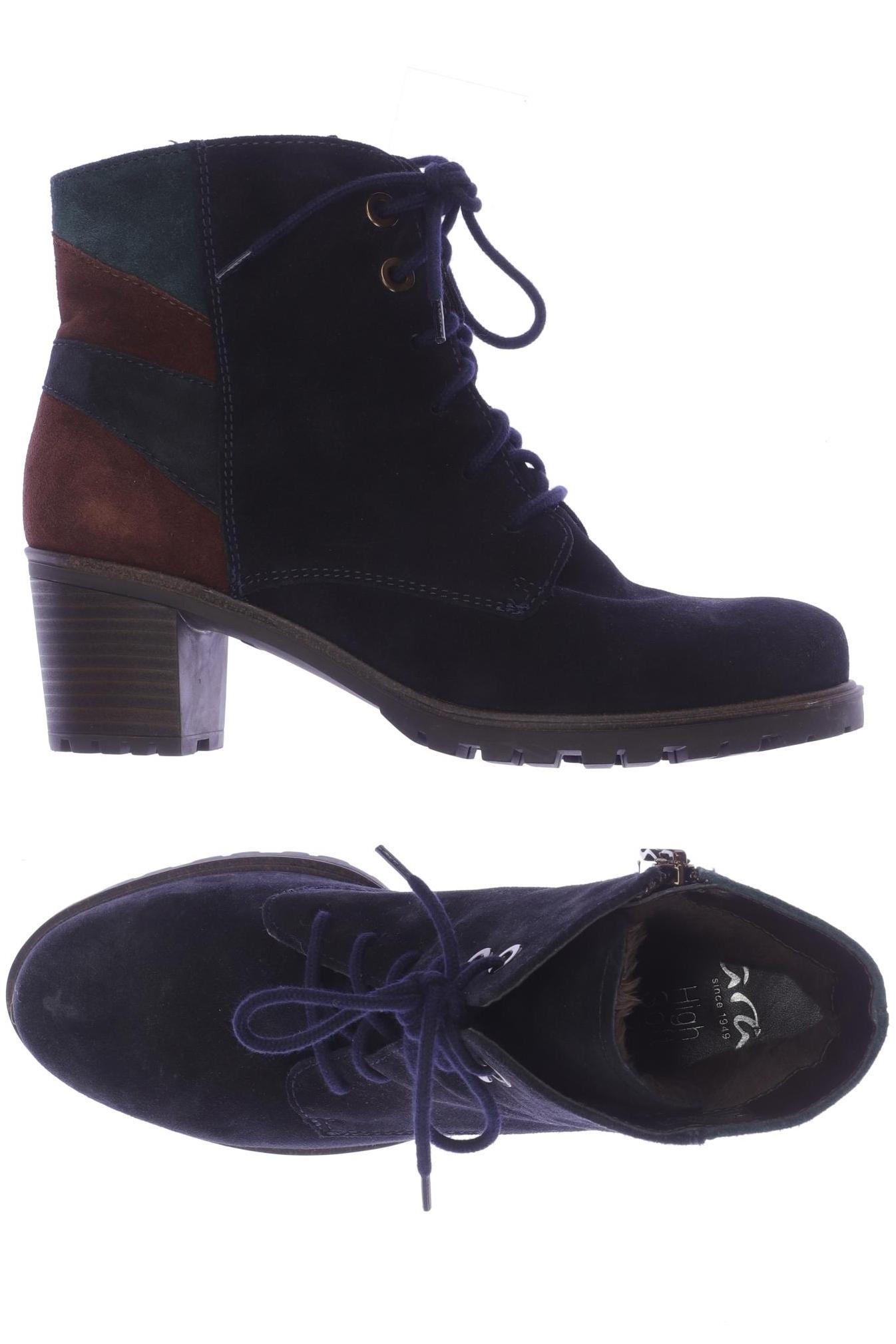 

Ara Damen Stiefelette, marineblau, Gr. 5