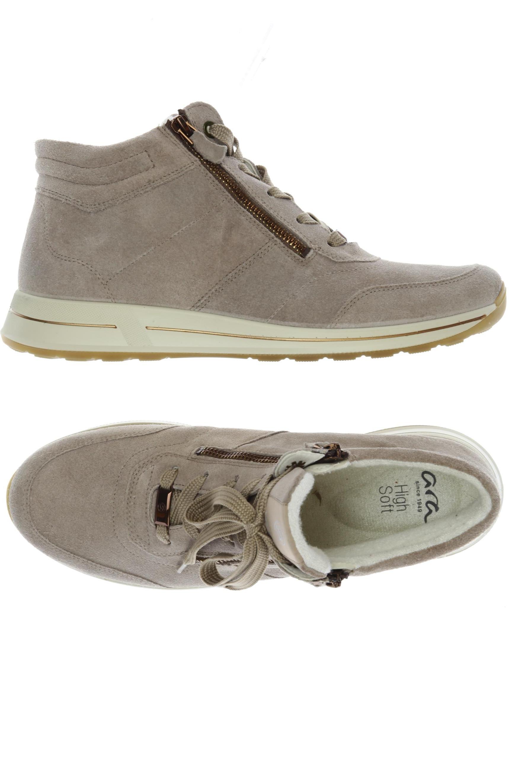 

Ara Damen Stiefelette, beige, Gr. 8