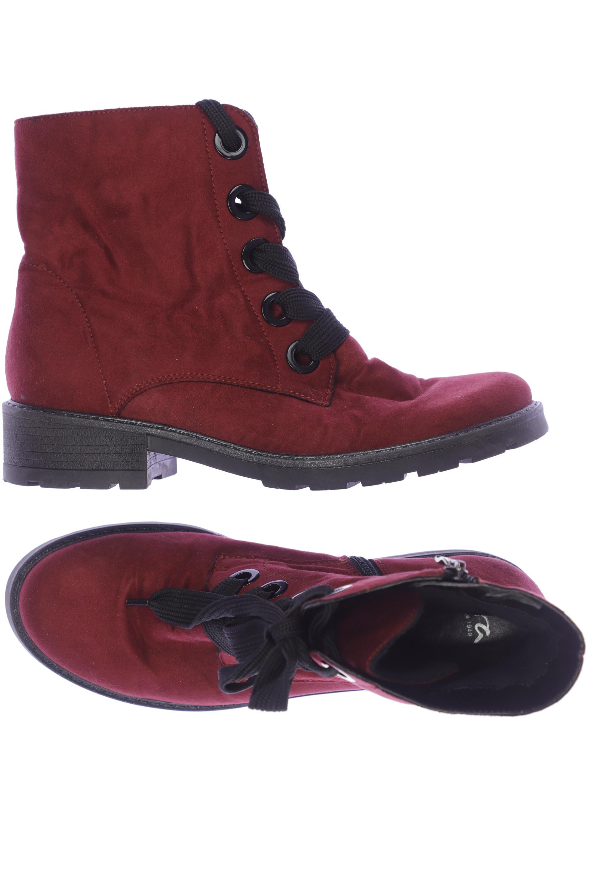 

Ara Damen Stiefelette, rot, Gr. 7.5