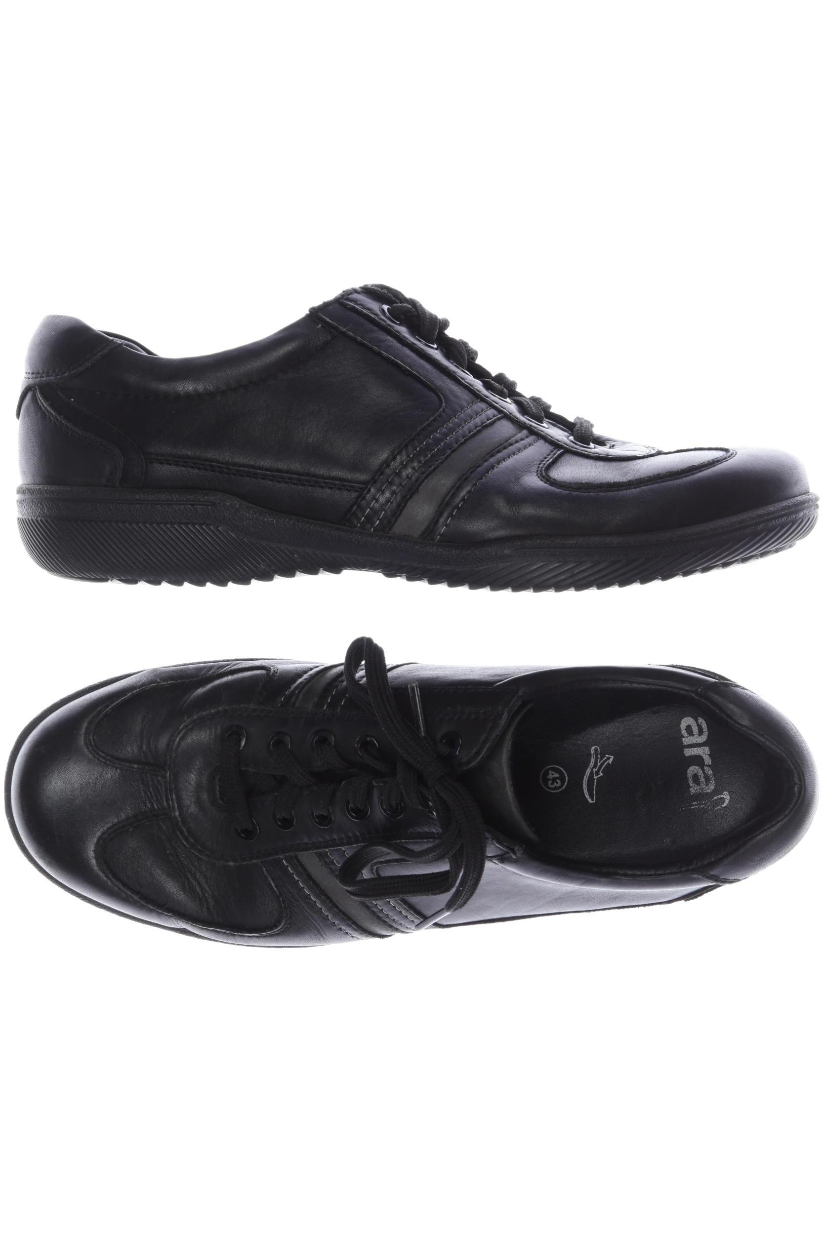 

Ara Herren Halbschuh, schwarz, Gr. 43