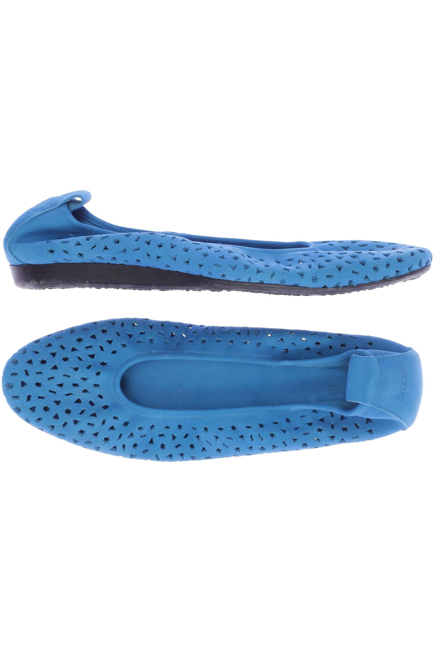 

arche Damen Ballerinas, blau, Gr. 42