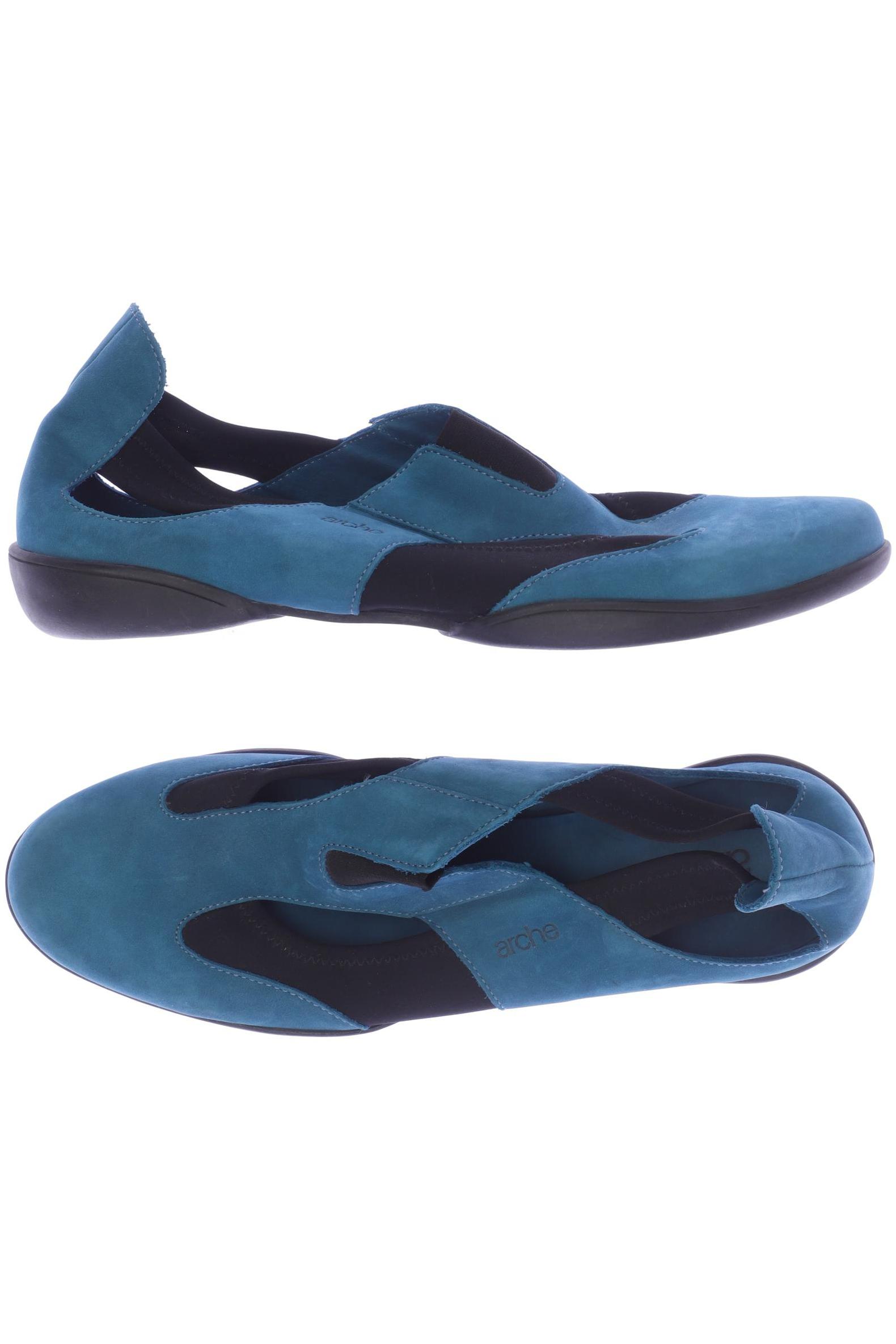 

arche Damen Halbschuh, blau, Gr. 40