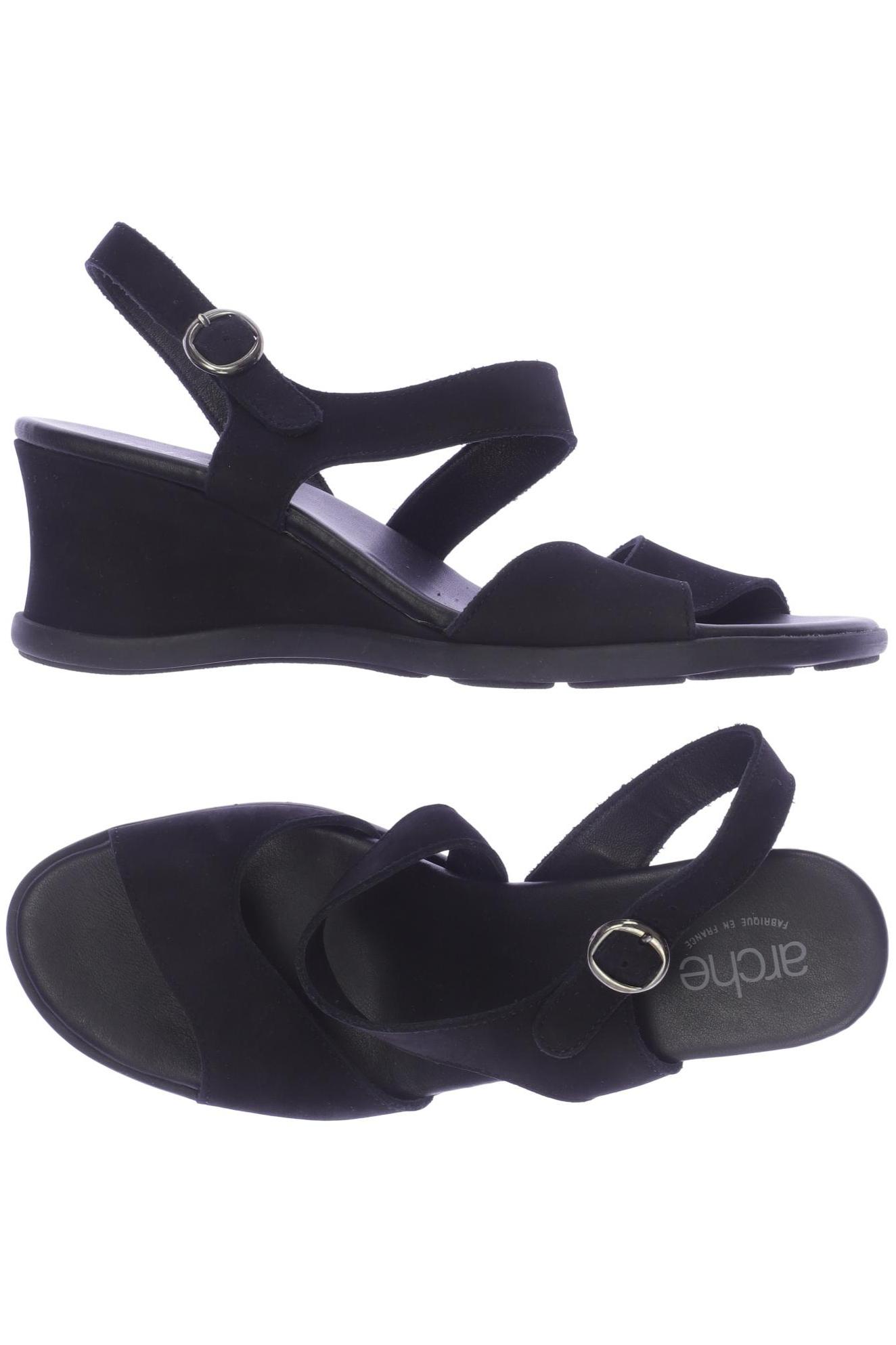 

arche Damen Sandale, schwarz, Gr. 38