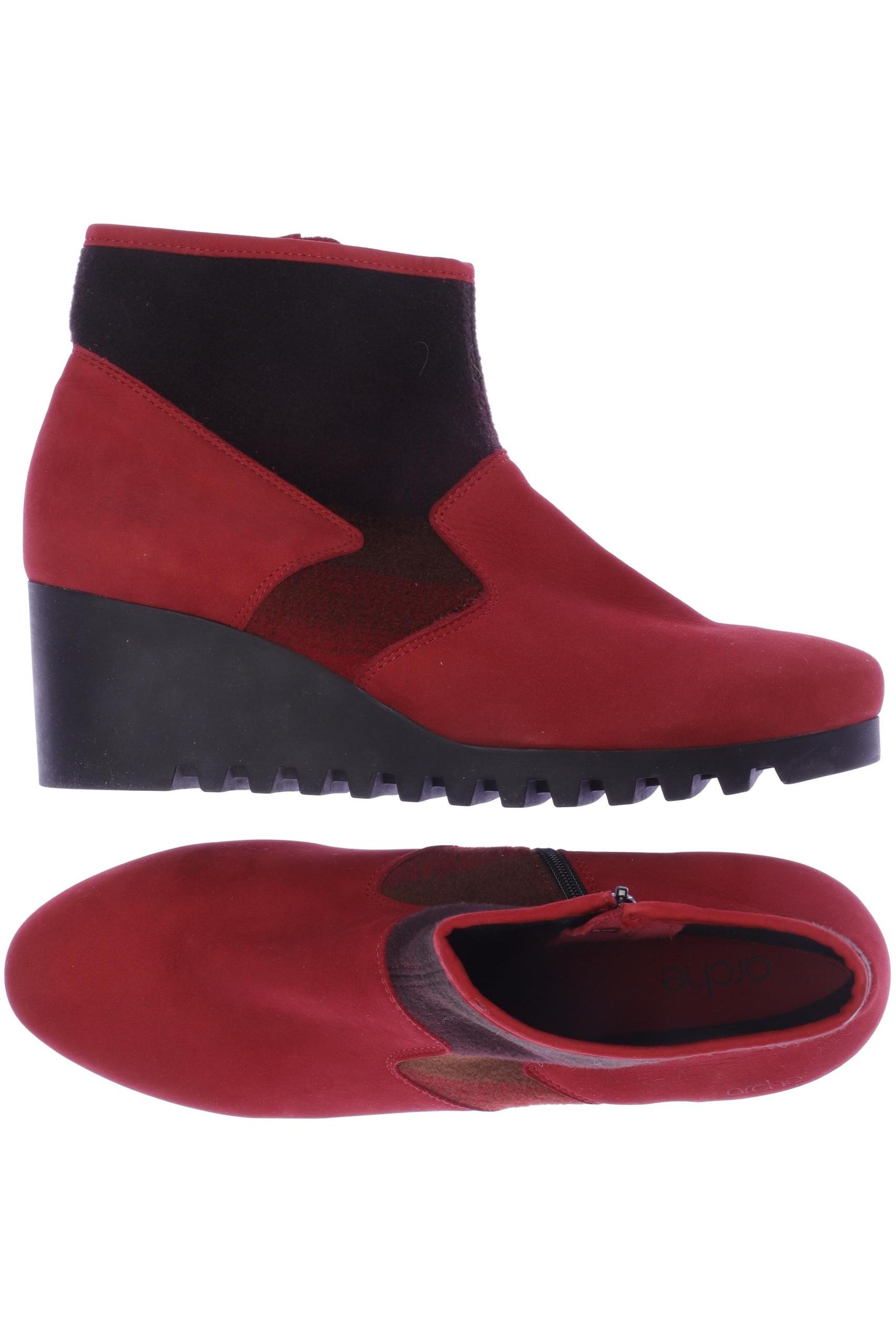 

arche Damen Stiefelette, rot, Gr. 40