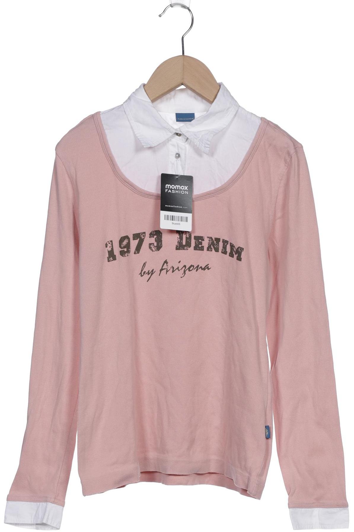

Arizona Damen Langarmshirt, pink, Gr. 36