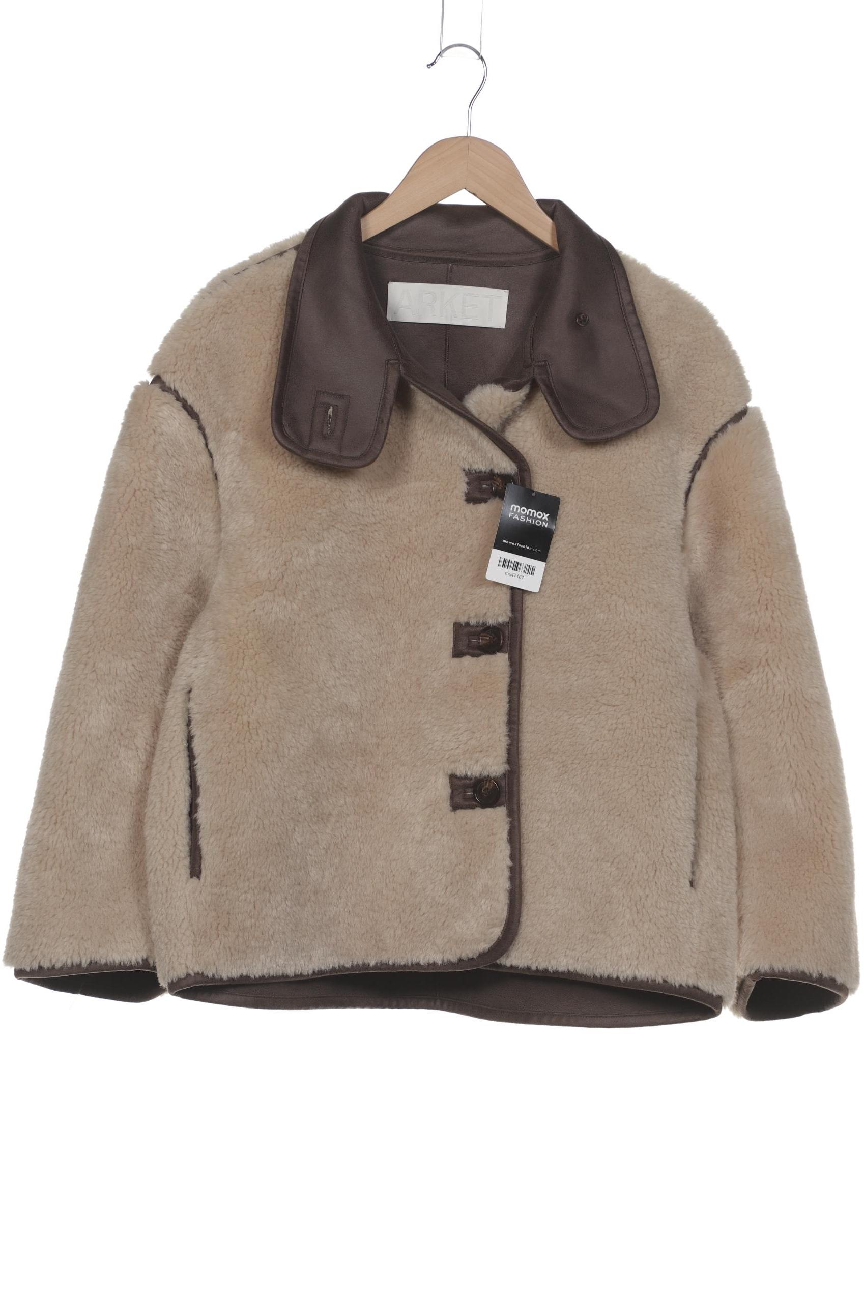 

Arket Damen Jacke, beige, Gr. 34