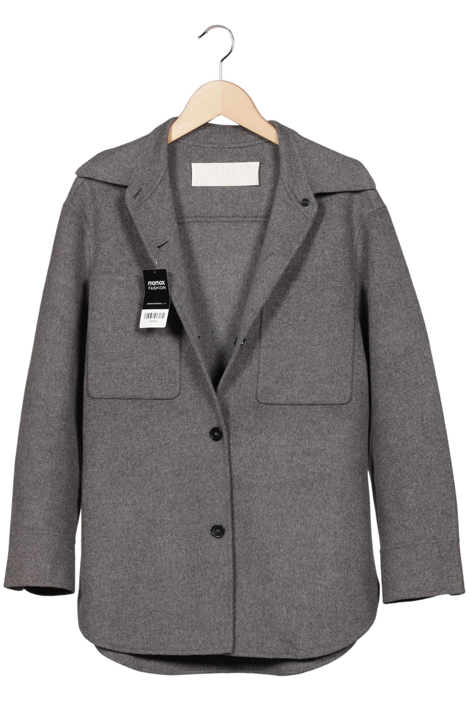 

Arket Damen Jacke, grau, Gr. 36