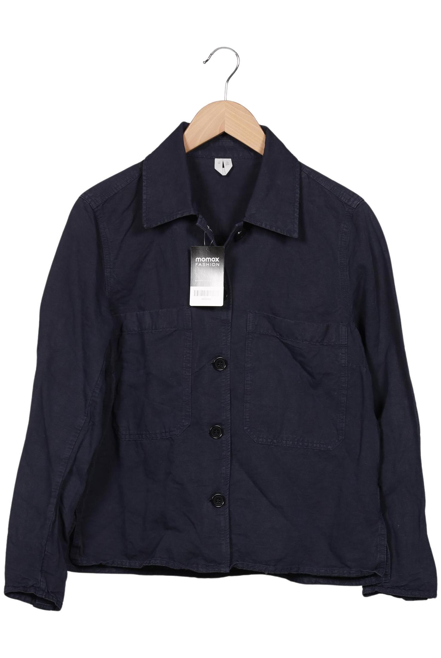 

Arket Damen Jacke, marineblau, Gr. 34