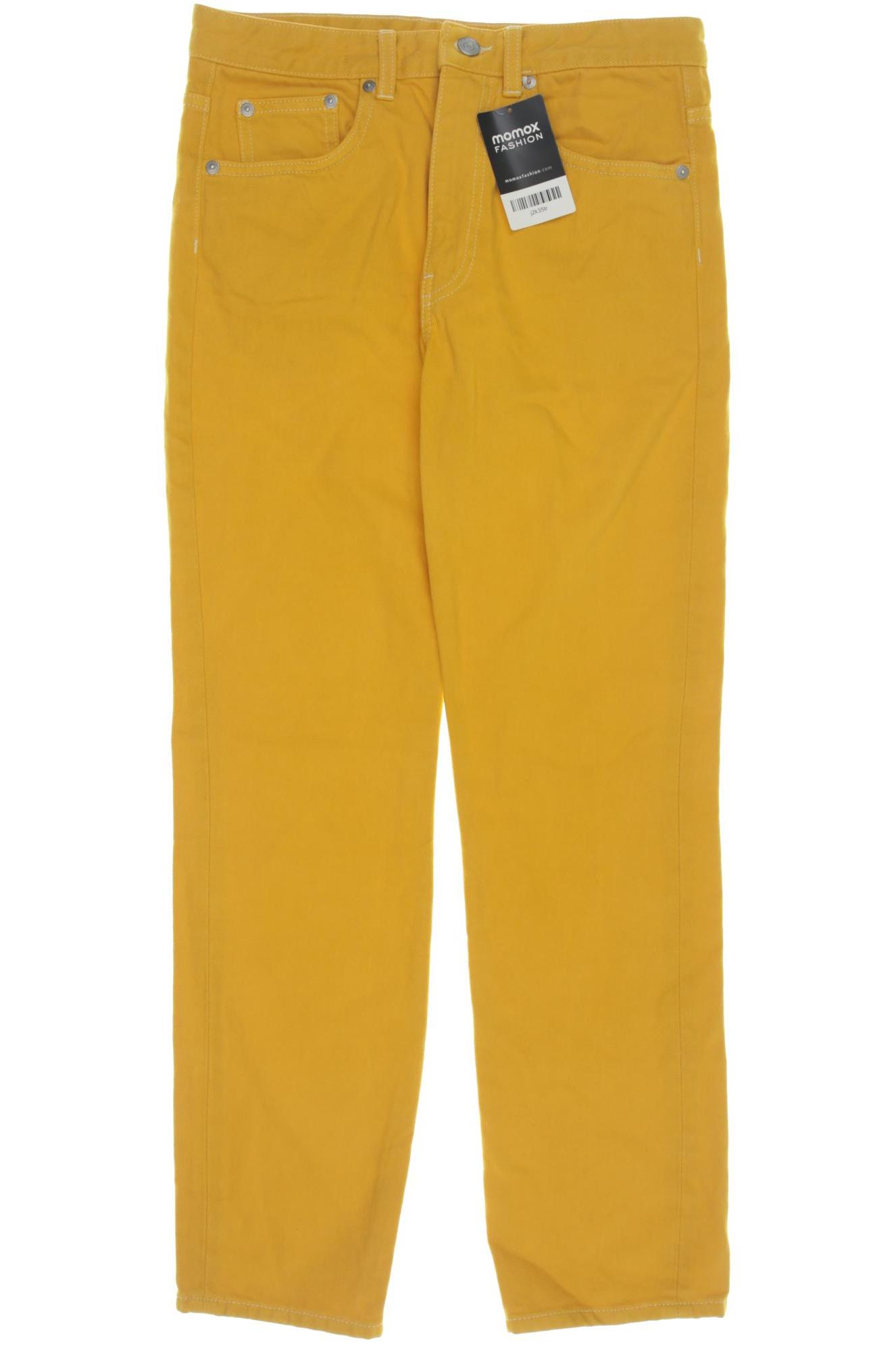 

Arket Damen Jeans, gelb, Gr. 27