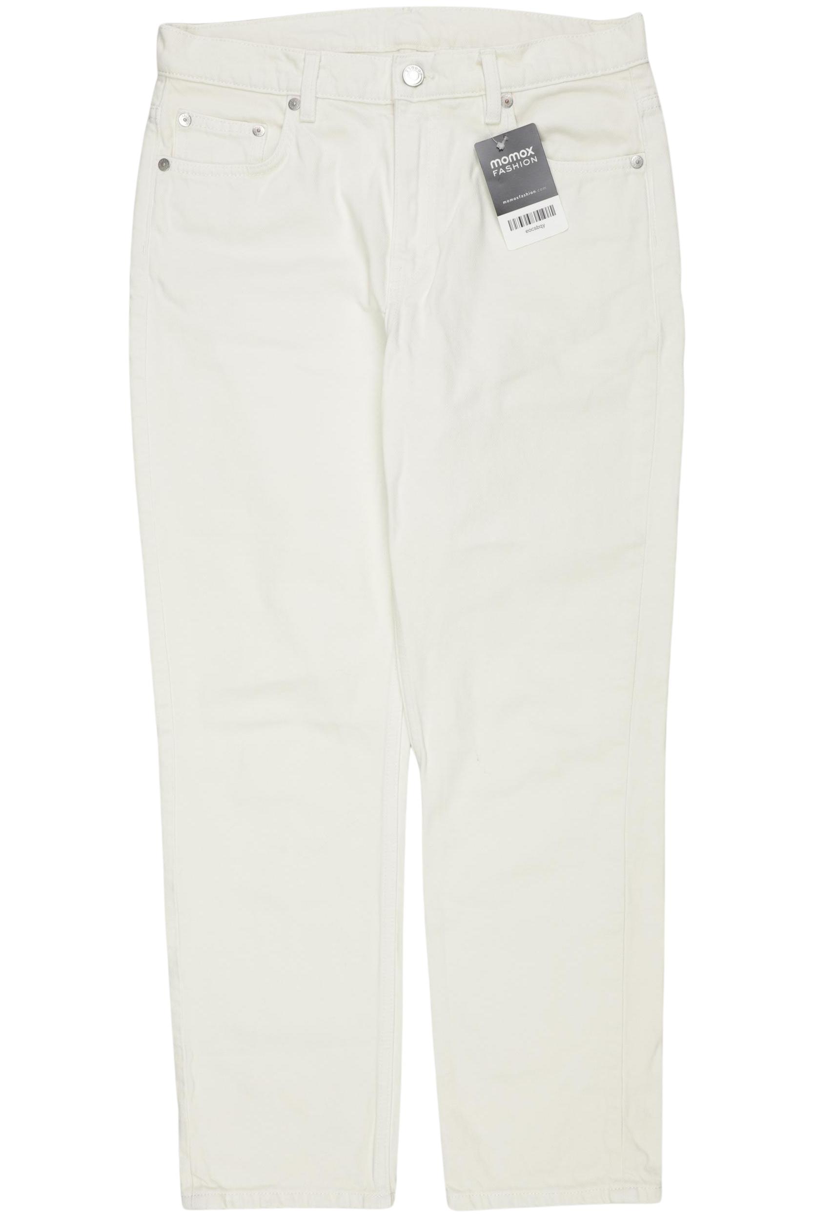 

Arket Damen Jeans, weiß, Gr. 28