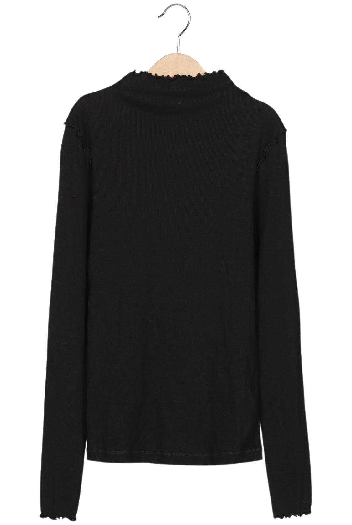 

Arket Damen Langarmshirt, schwarz, Gr. 34