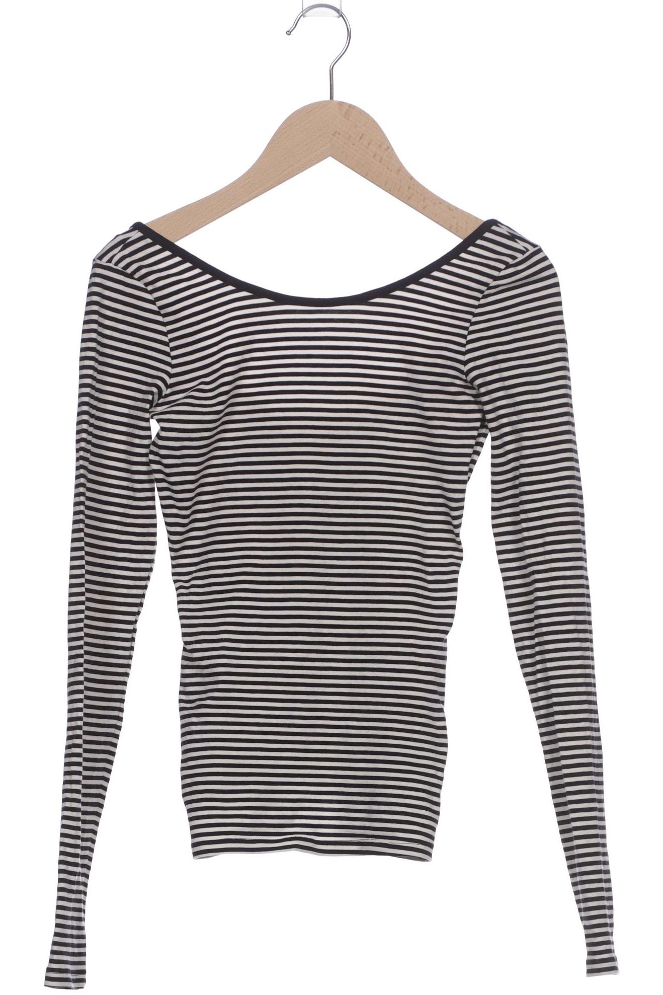 

Arket Damen Langarmshirt, schwarz, Gr. 34