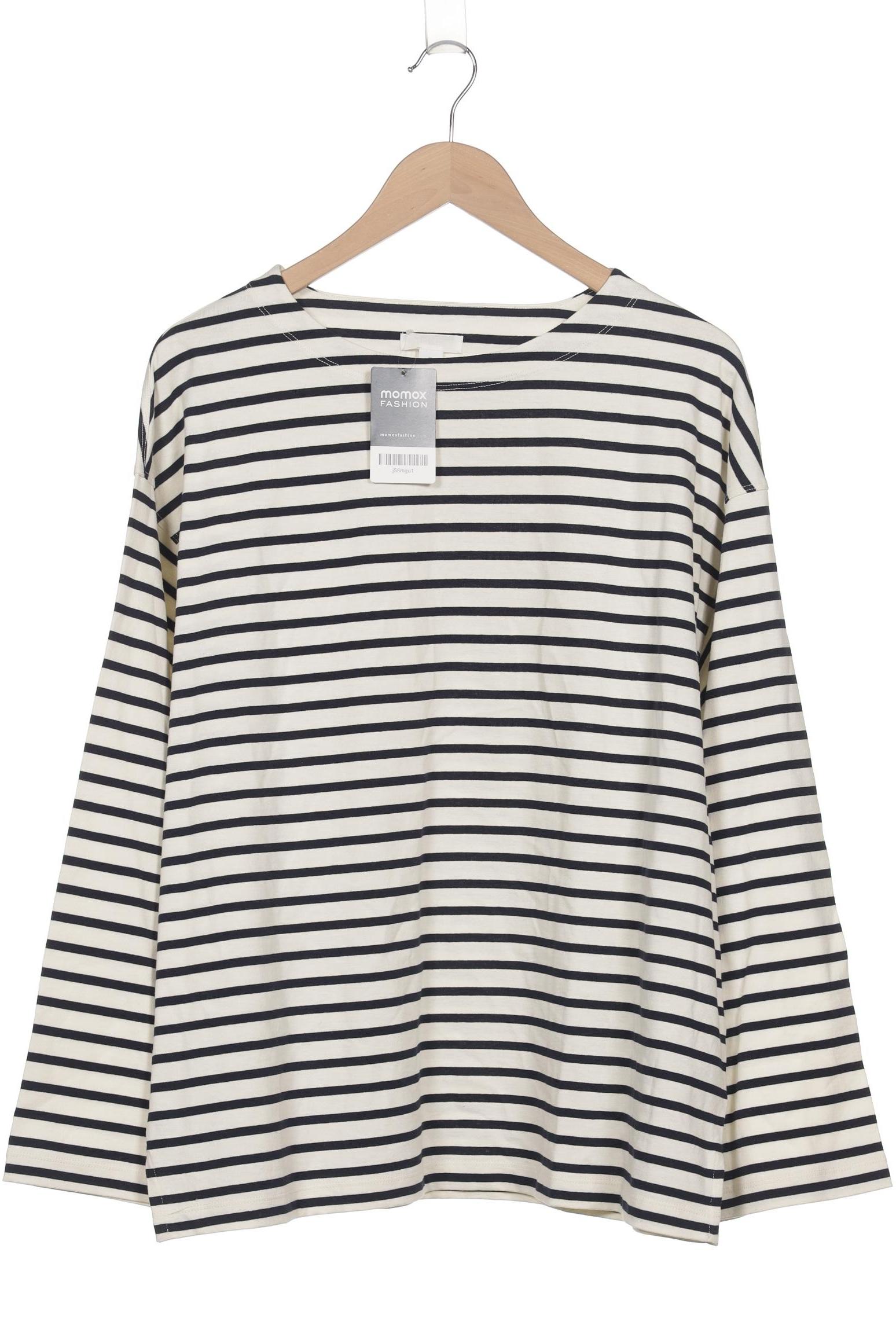 

Arket Damen Langarmshirt, cremeweiß, Gr. 42
