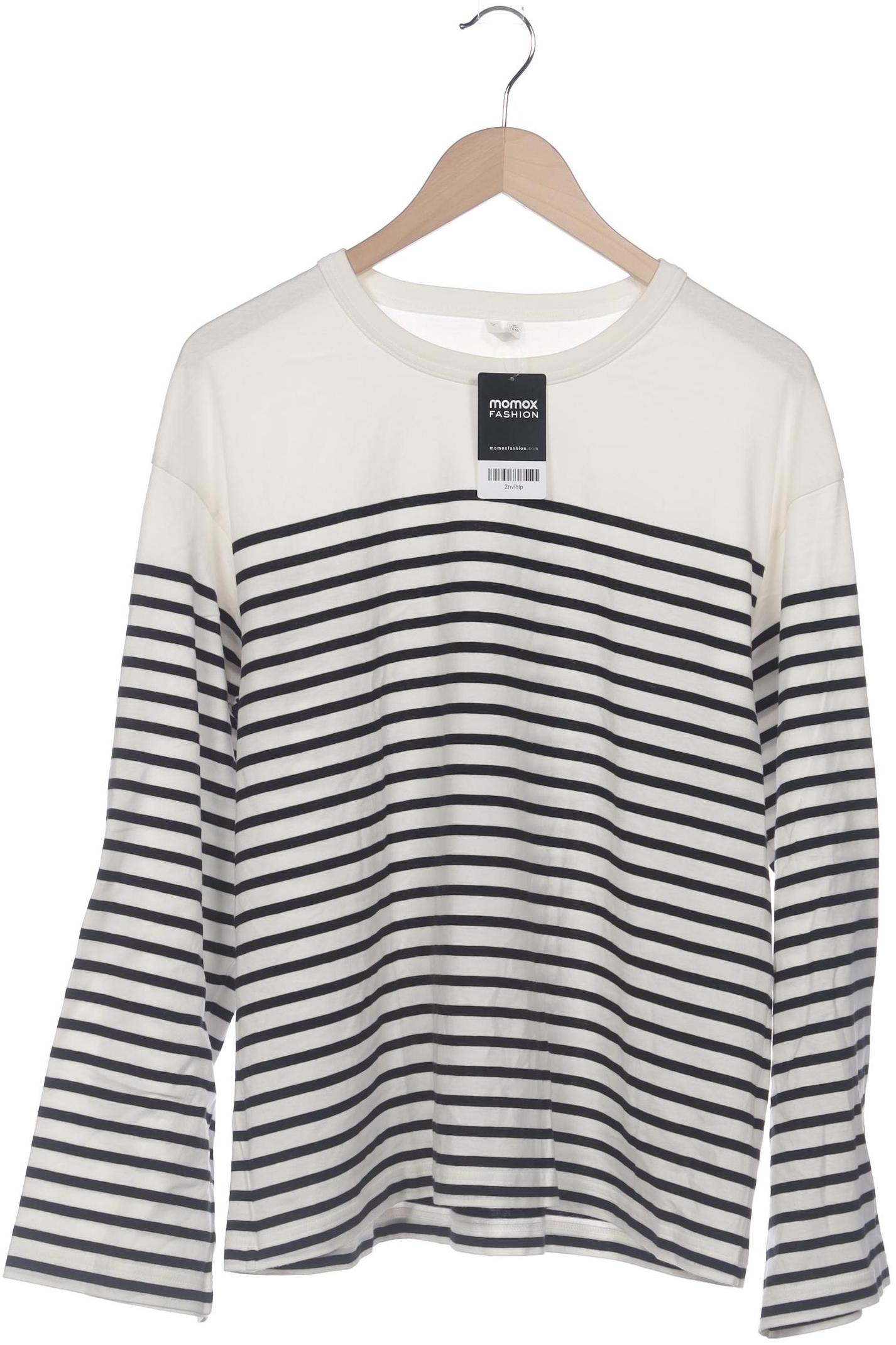 

Arket Damen Langarmshirt, cremeweiß, Gr. 42