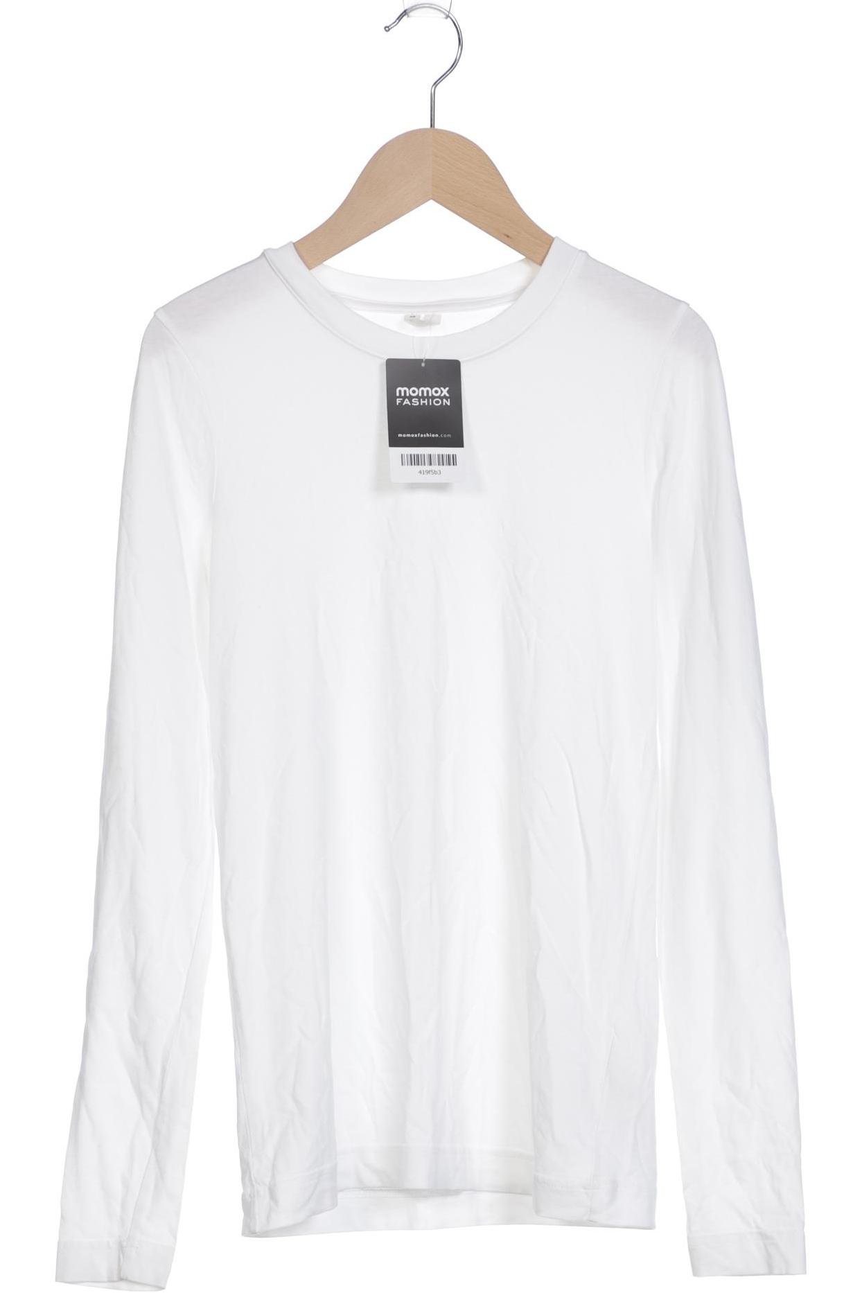 

Arket Damen Langarmshirt, weiß, Gr. 34