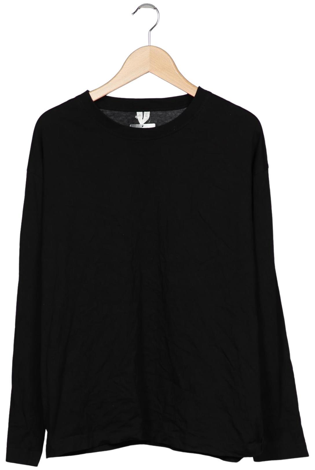 

Arket Damen Langarmshirt, schwarz, Gr. 36