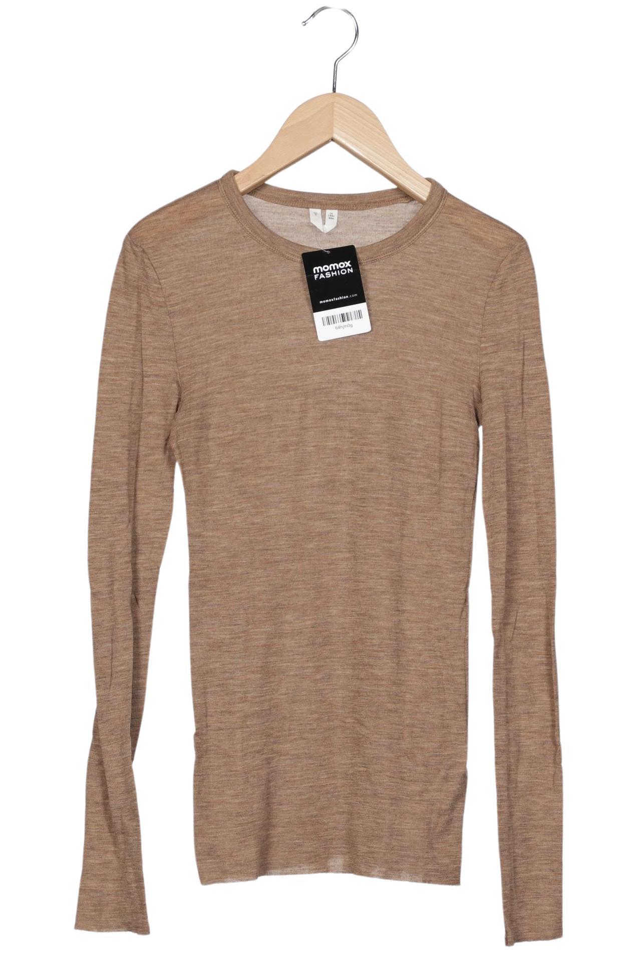 

Arket Damen Langarmshirt, braun, Gr. 36