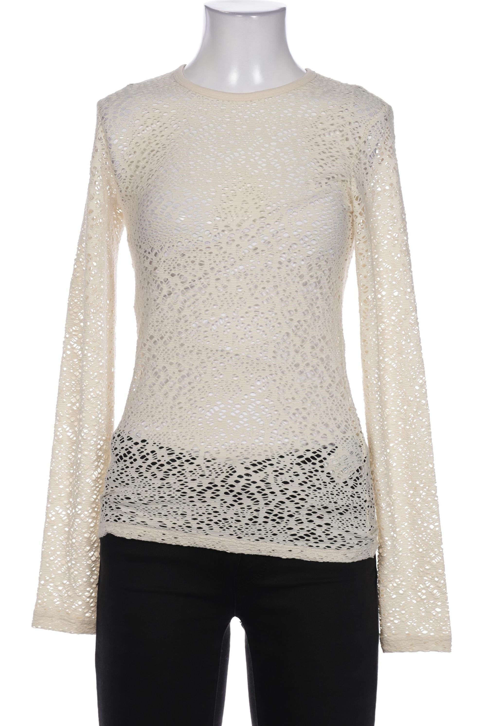 

Arket Damen Langarmshirt, cremeweiß, Gr. 34