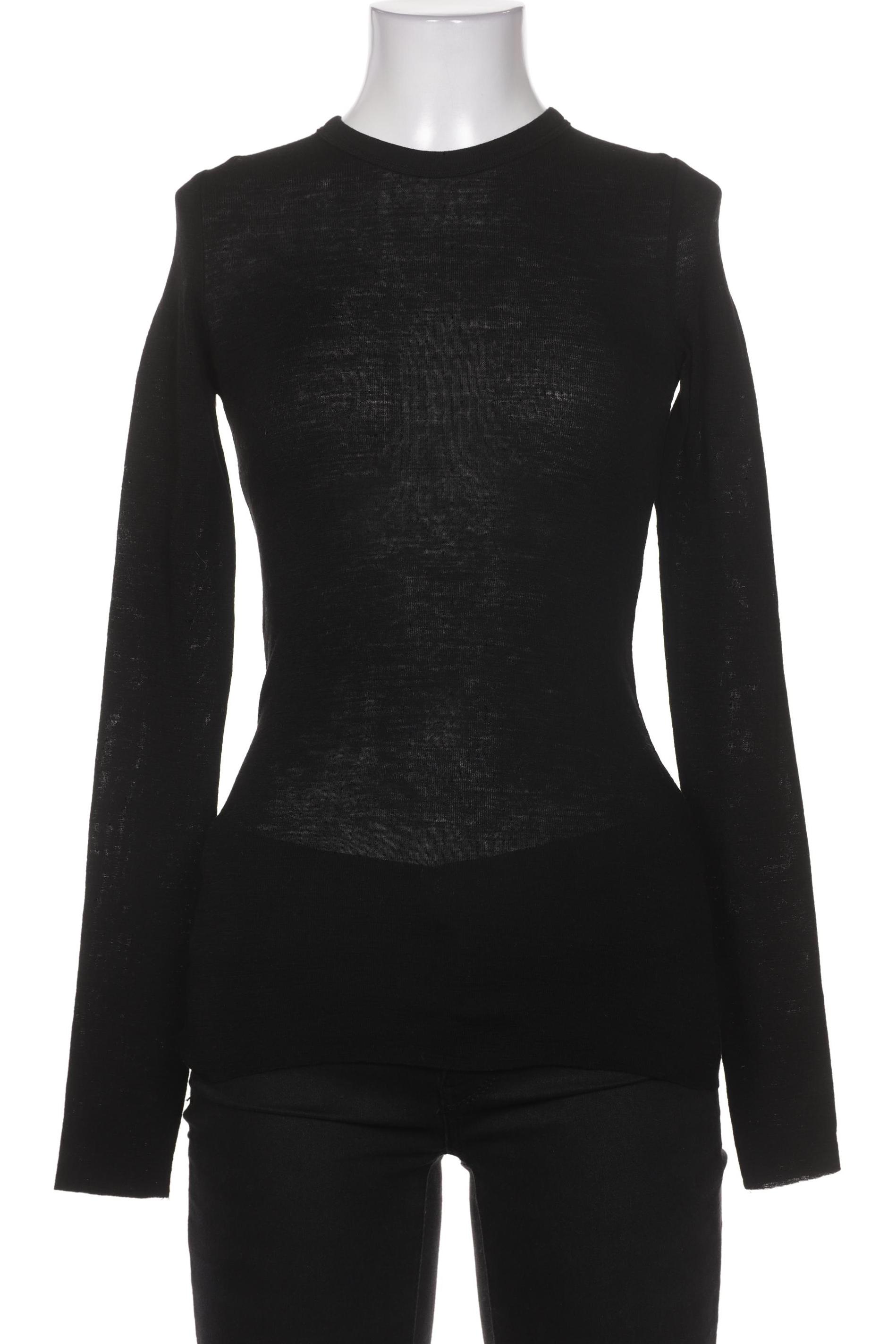 

Arket Damen Langarmshirt, schwarz, Gr. 36