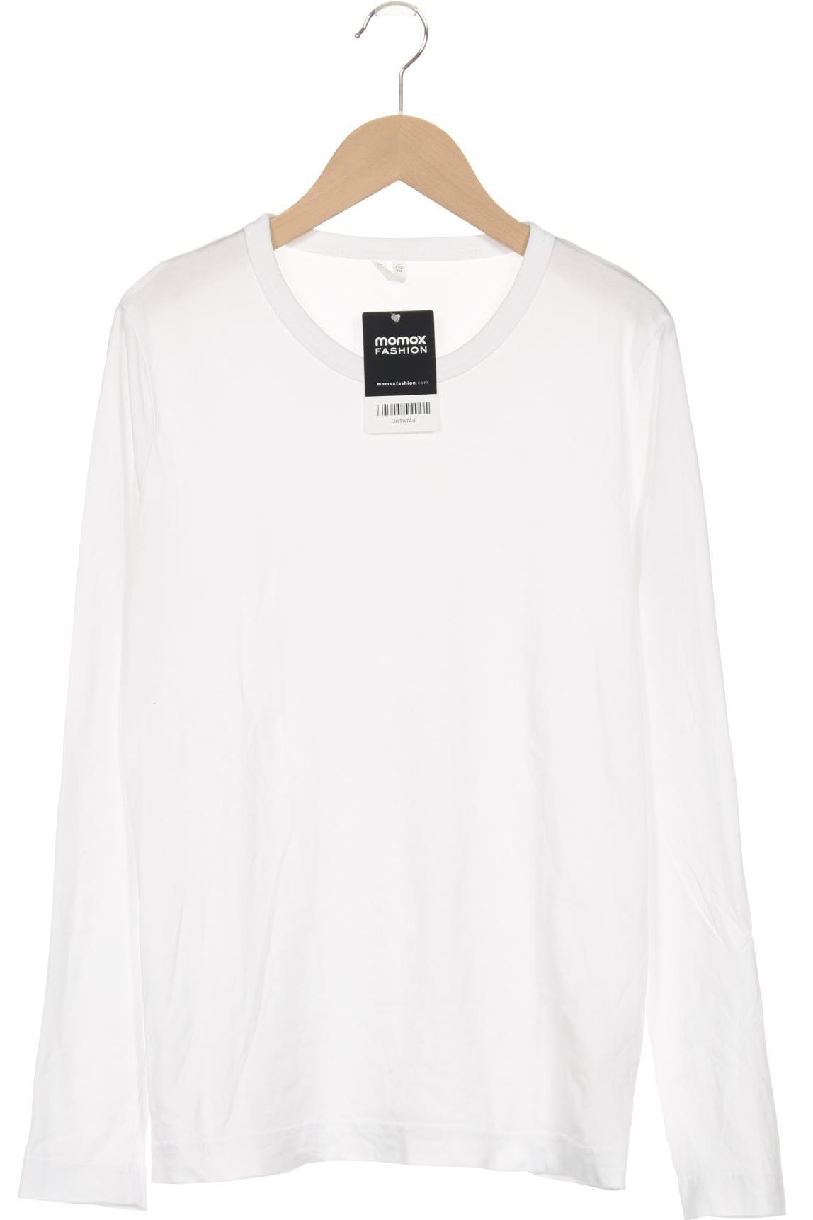 

Arket Damen Langarmshirt, weiß, Gr. 38