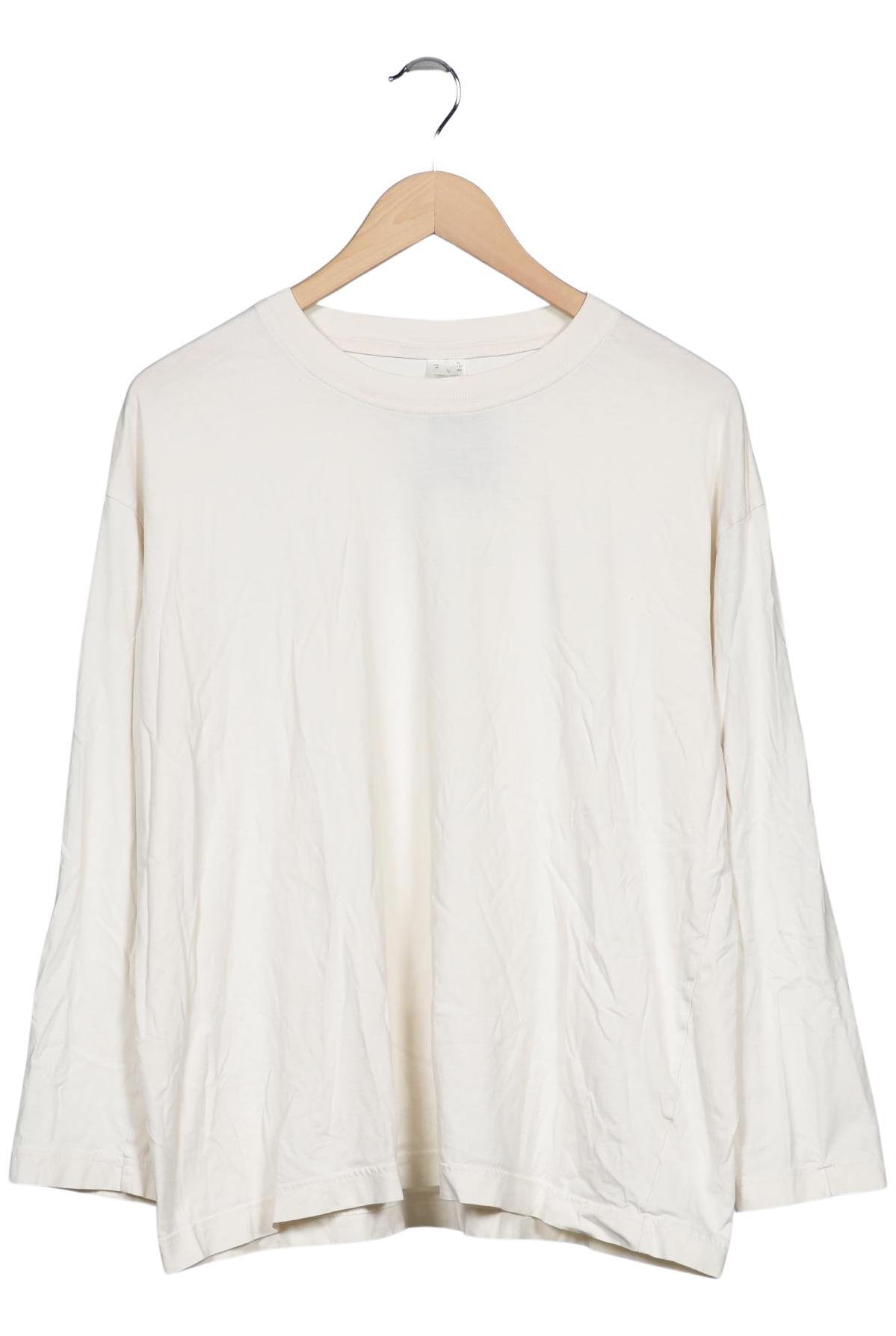 

Arket Damen Langarmshirt, cremeweiß, Gr. 38