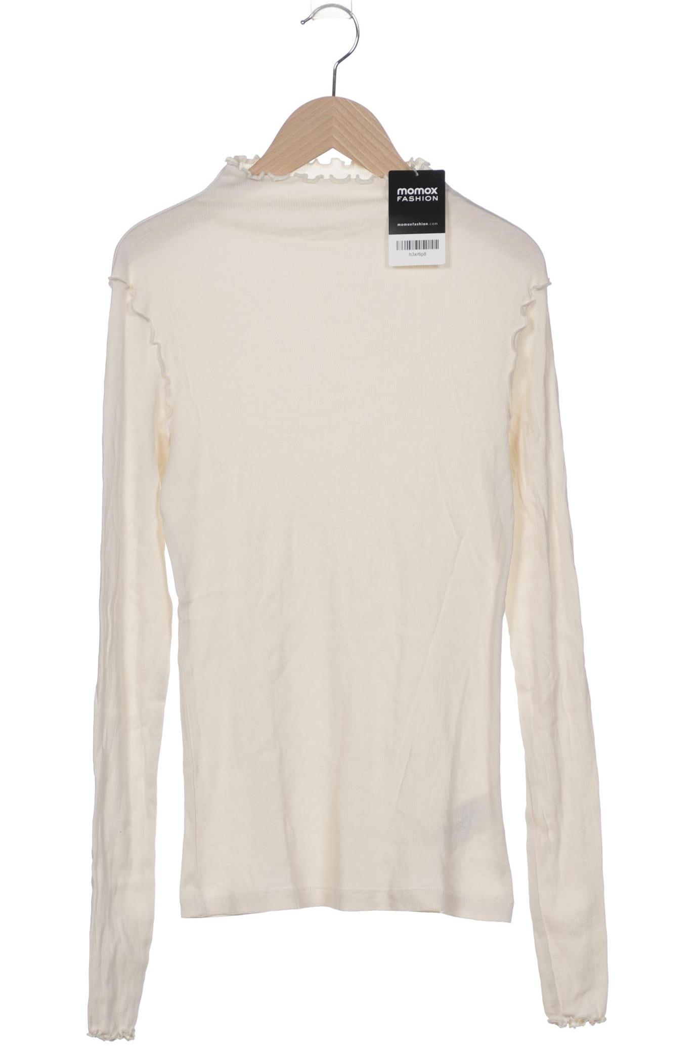 

Arket Damen Langarmshirt, cremeweiß, Gr. 36